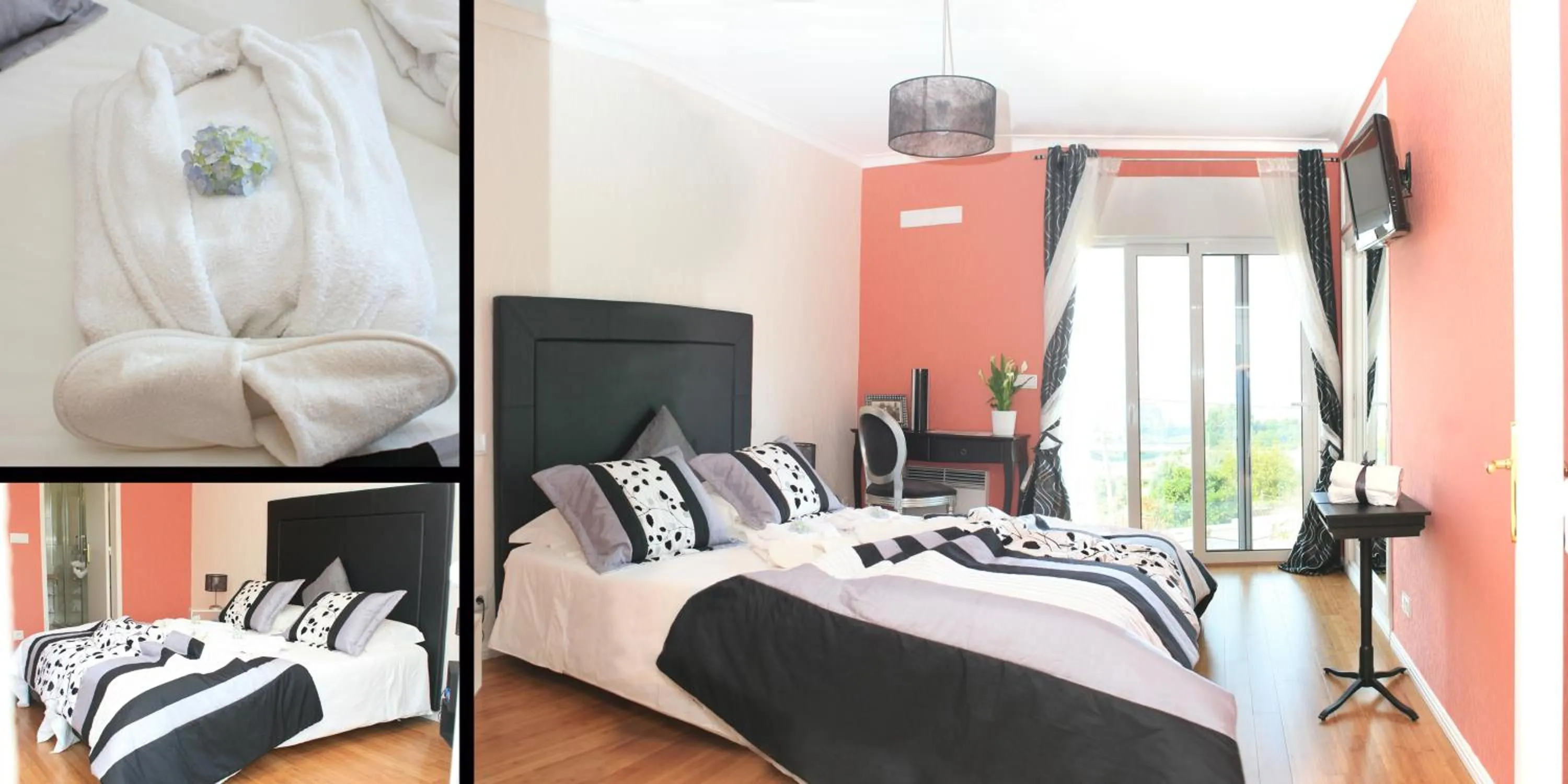 Bedroom, Bed in B&B Villa Vale Flores