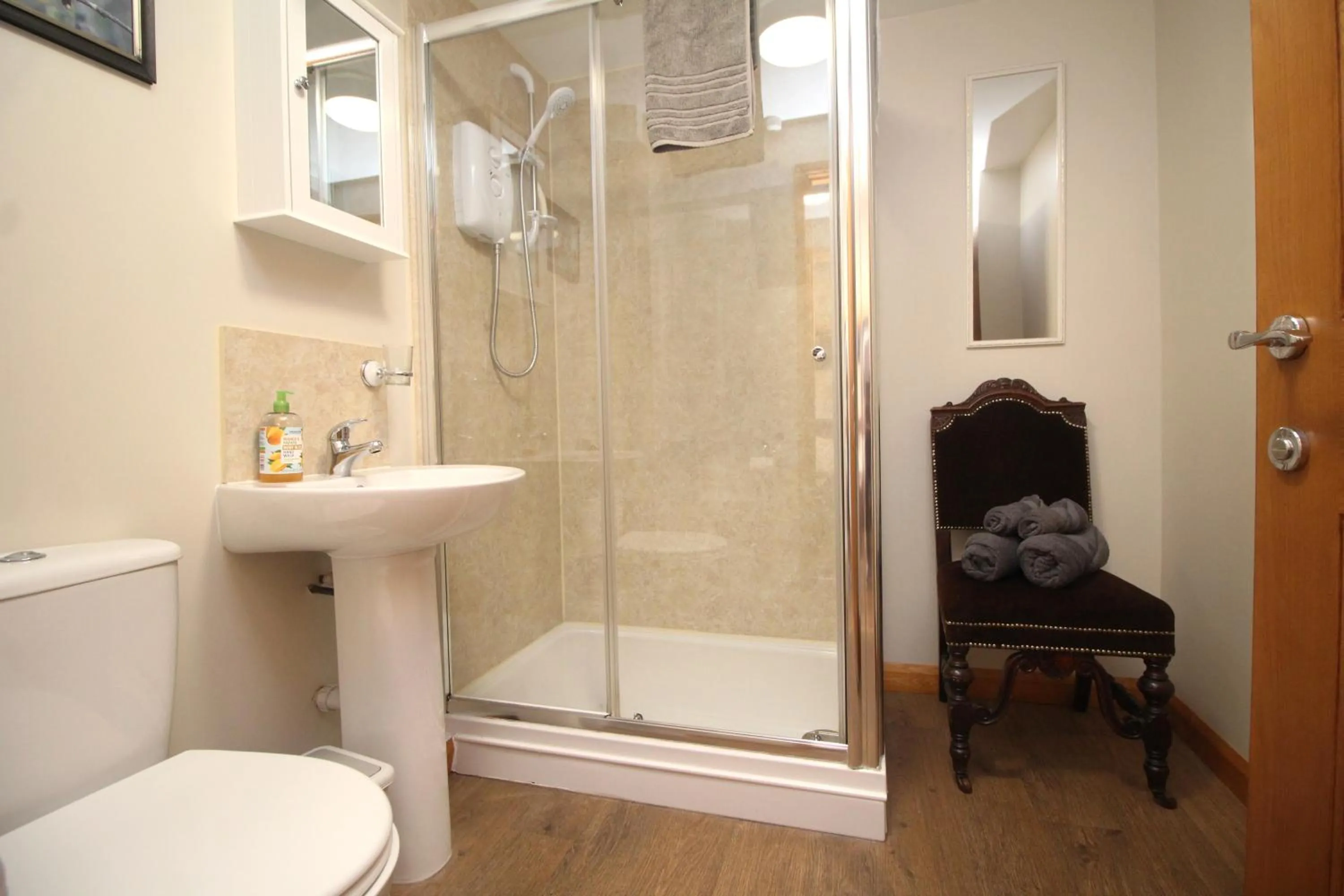 Shower in Boardman's Lodge