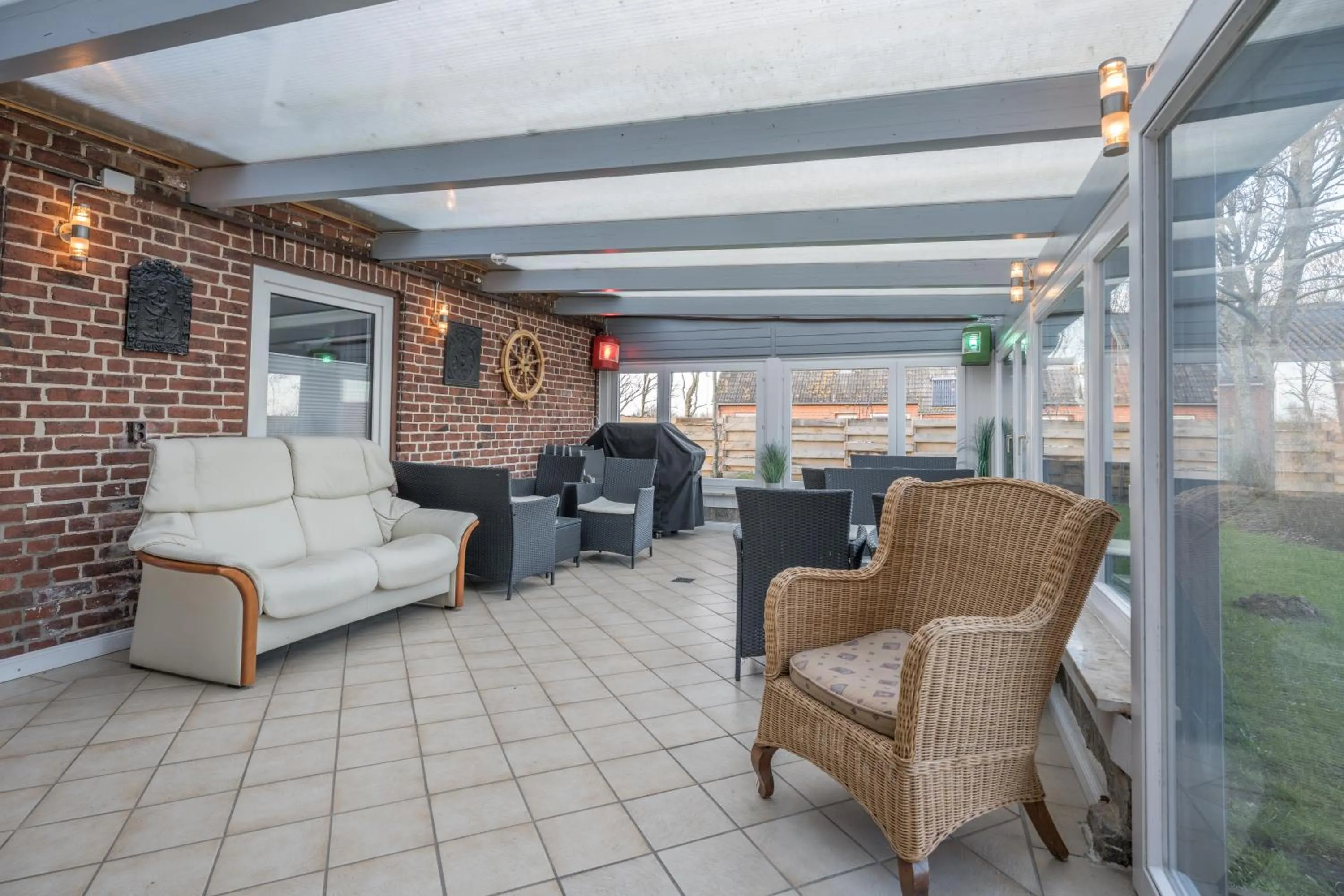 Patio in Deichhus Nordseeliebe direkt am Deich - Nordsee - Dagebüll - Am Vogelreservat