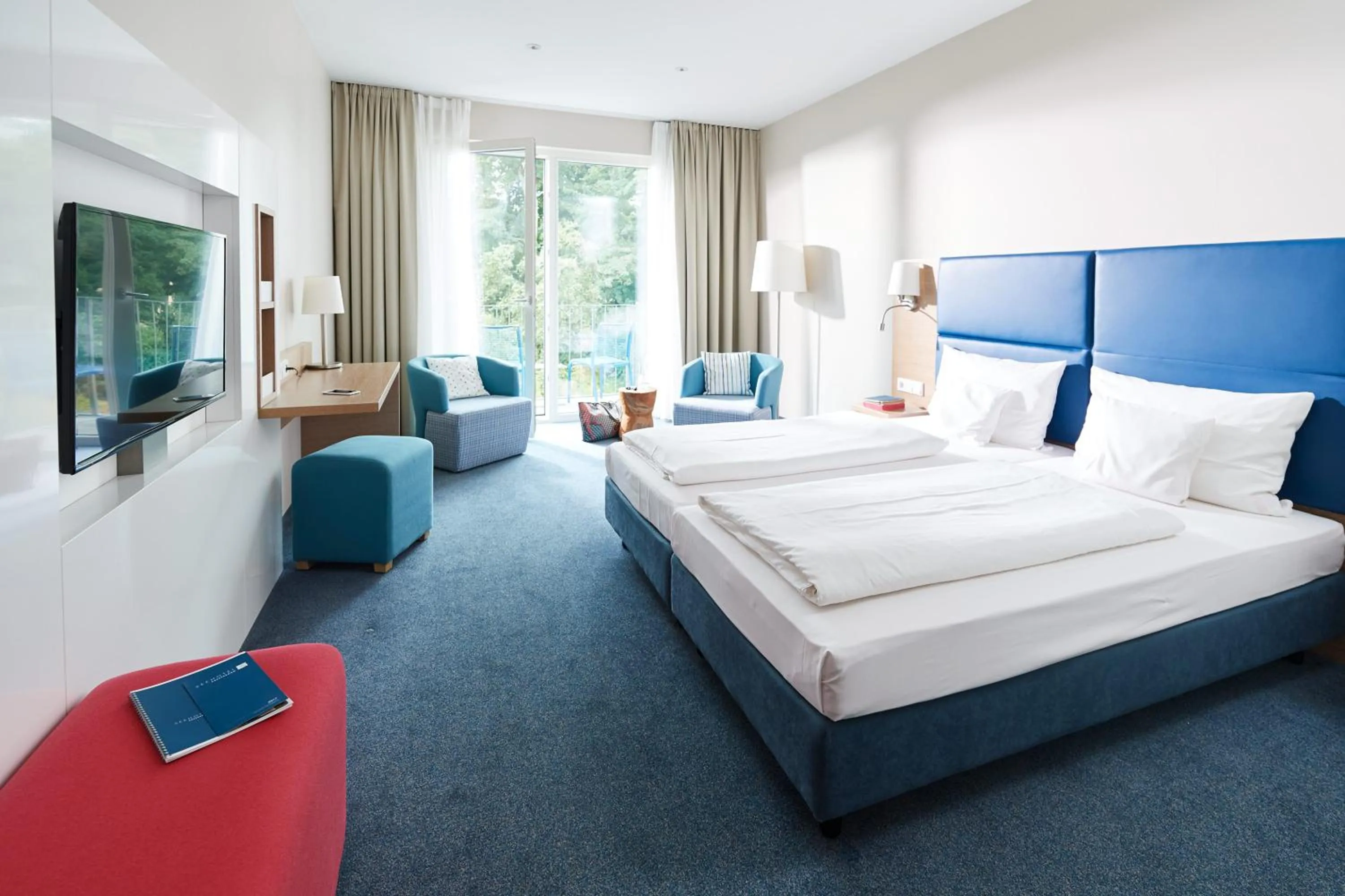 Bed in Seehotel Kressbronn