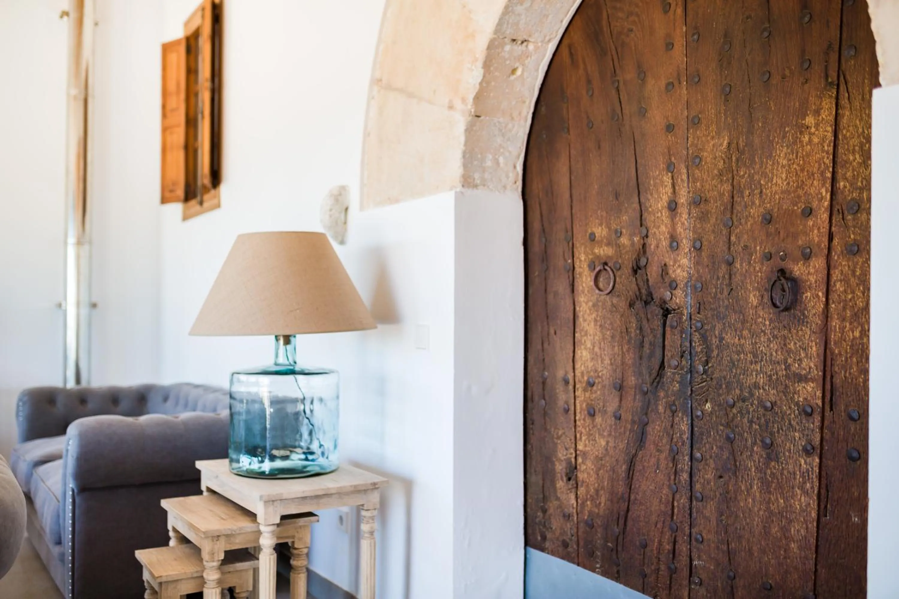 Communal lounge/ TV room in Agroturismo Ses Vistes