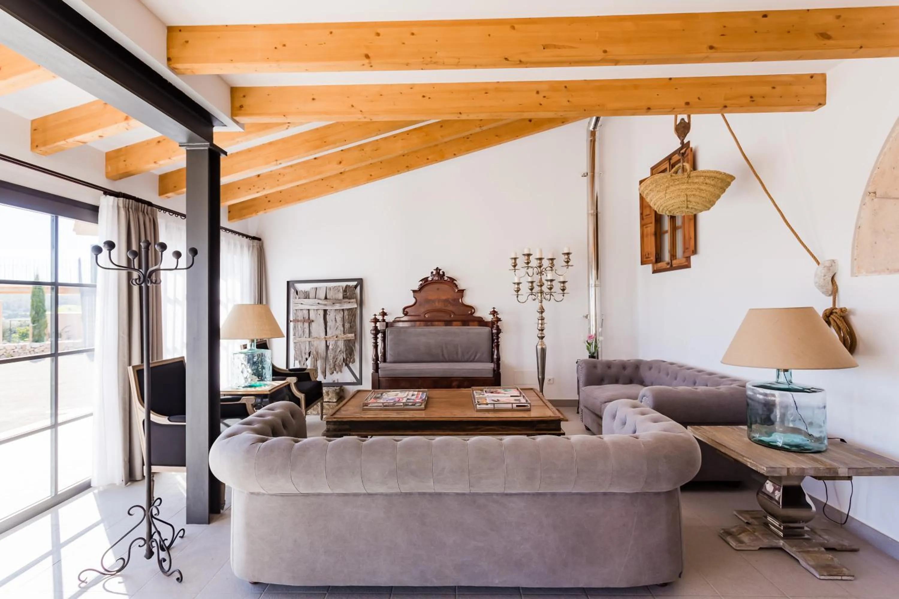 Lobby or reception in Agroturismo Ses Vistes