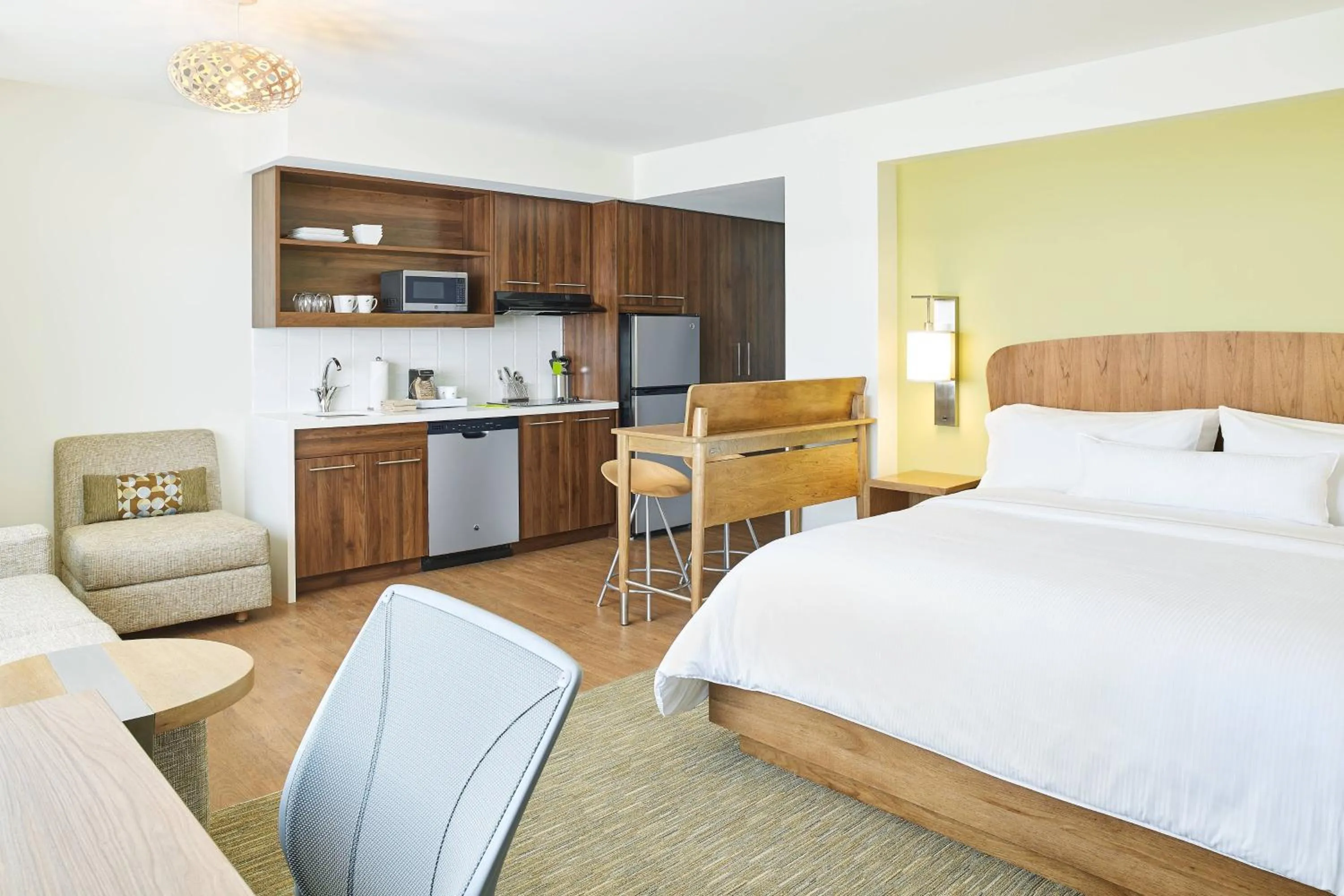 Photo of the whole room, Bed in Element West Des Moines