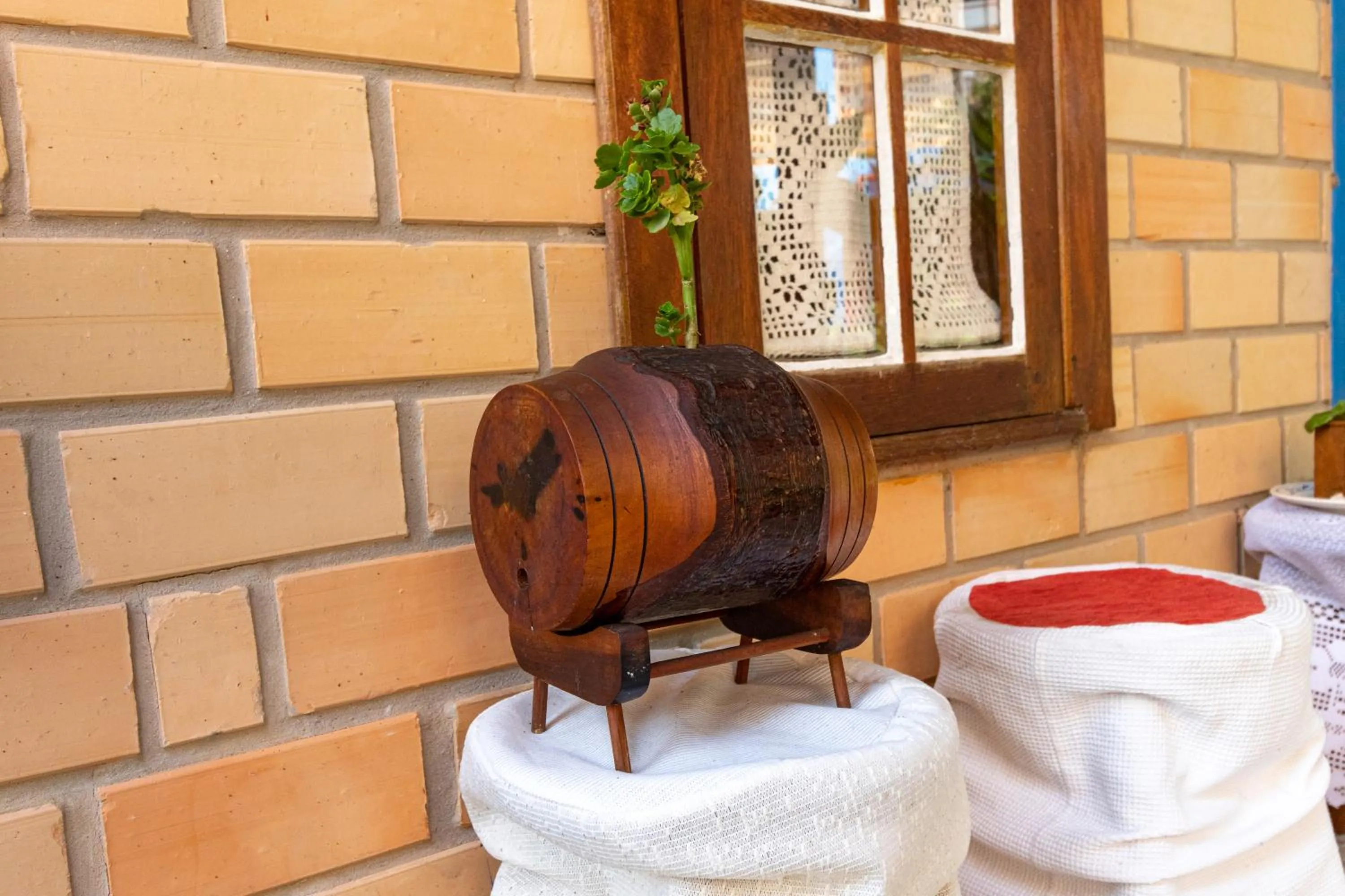 Decorative detail in Pousada Baleia Franca