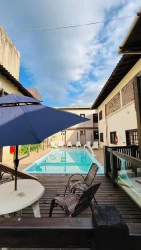 Swimming pool in Pousada Baleia Franca
