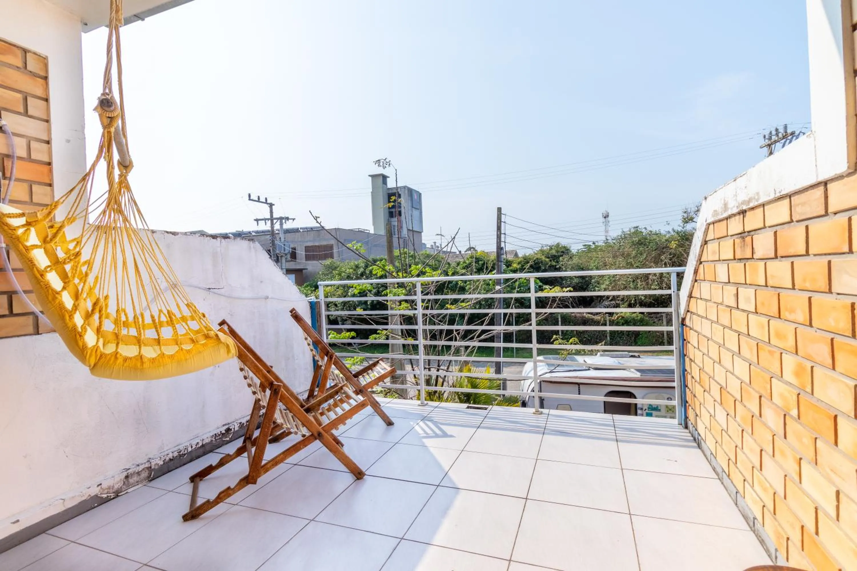 Balcony/Terrace in Pousada Baleia Franca