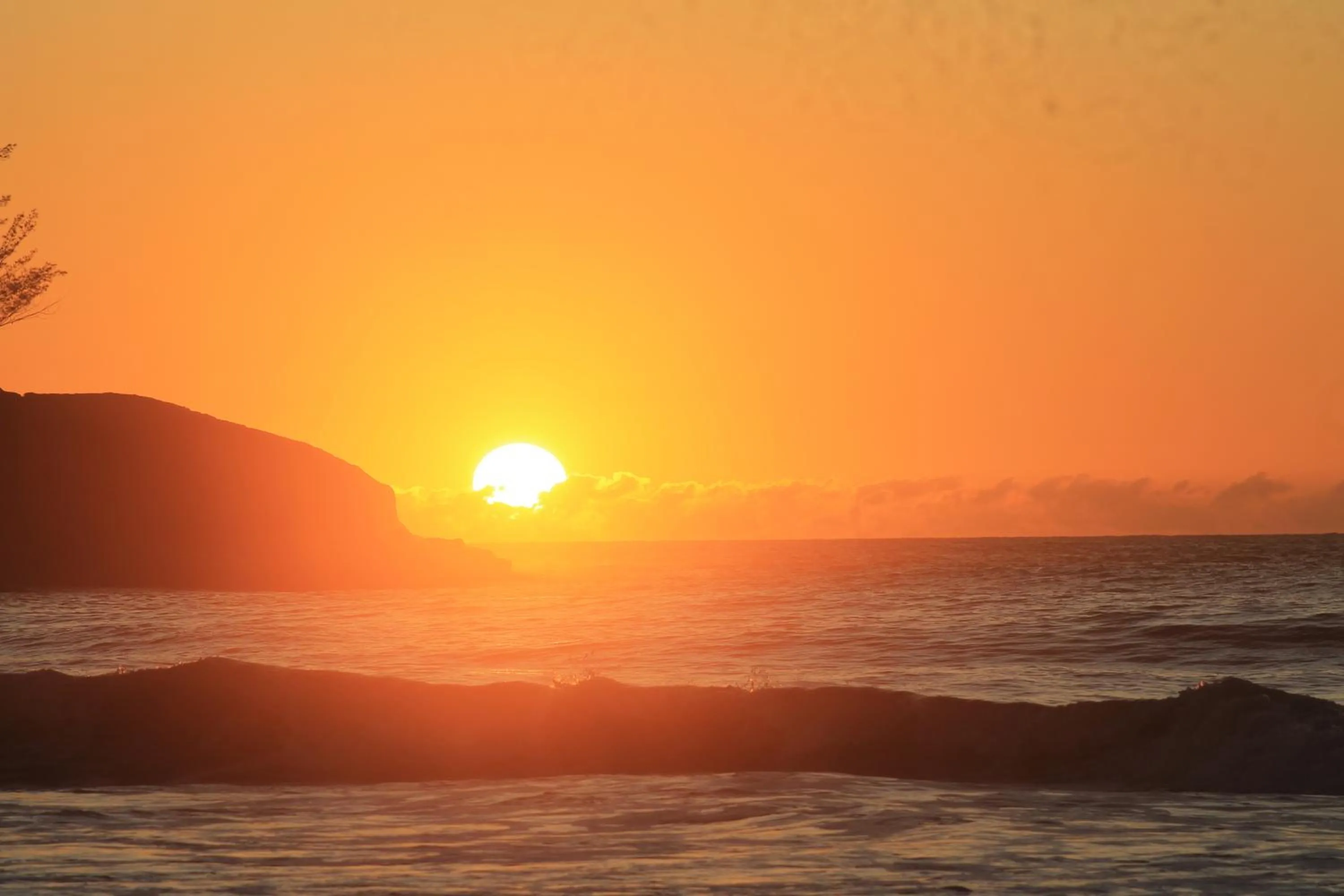 Sunrise in Pousada Baleia Franca