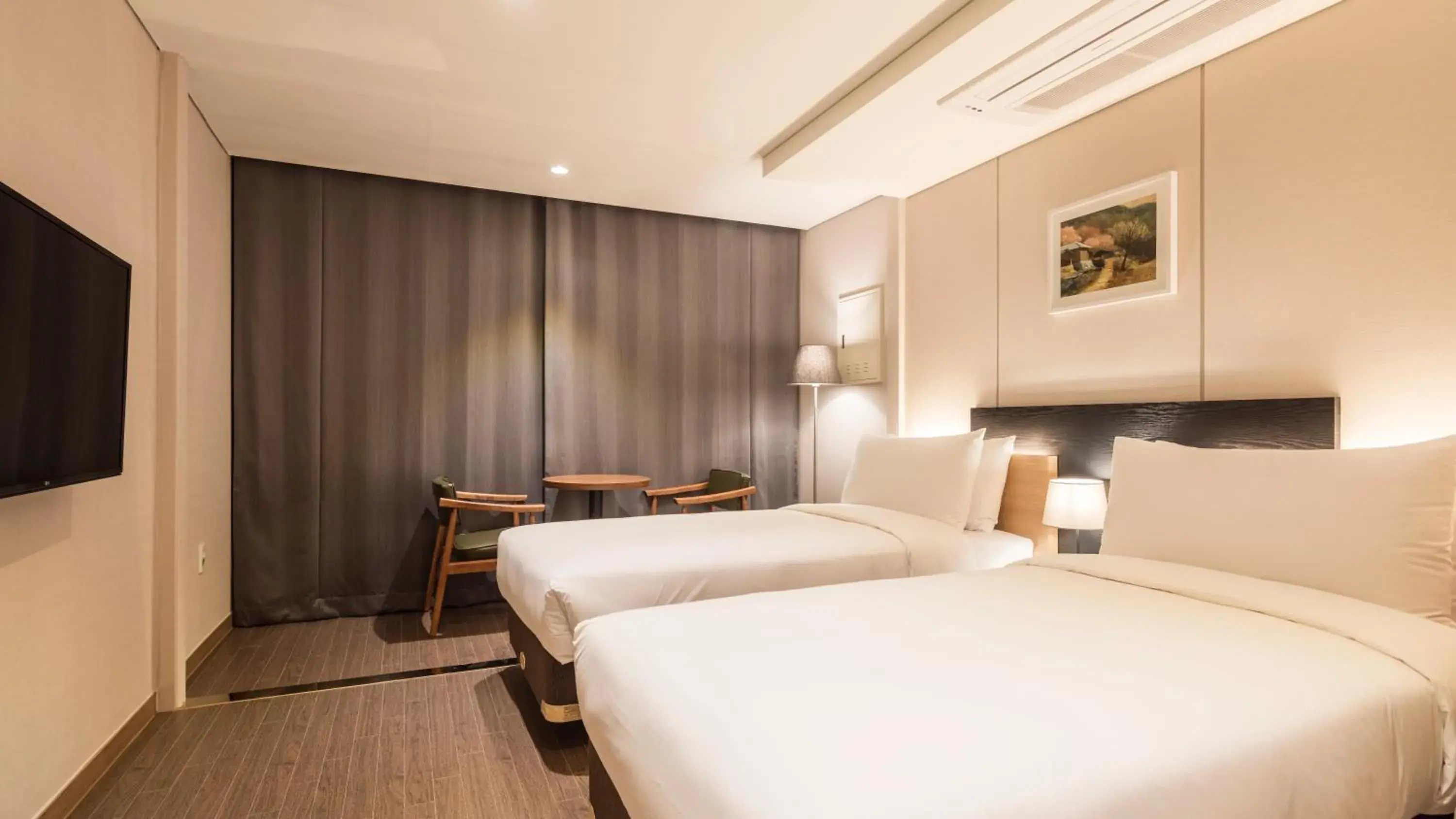 Bedroom, Bed in The First Stay Hotel Bedroom, Bed in The First Stay Hotel