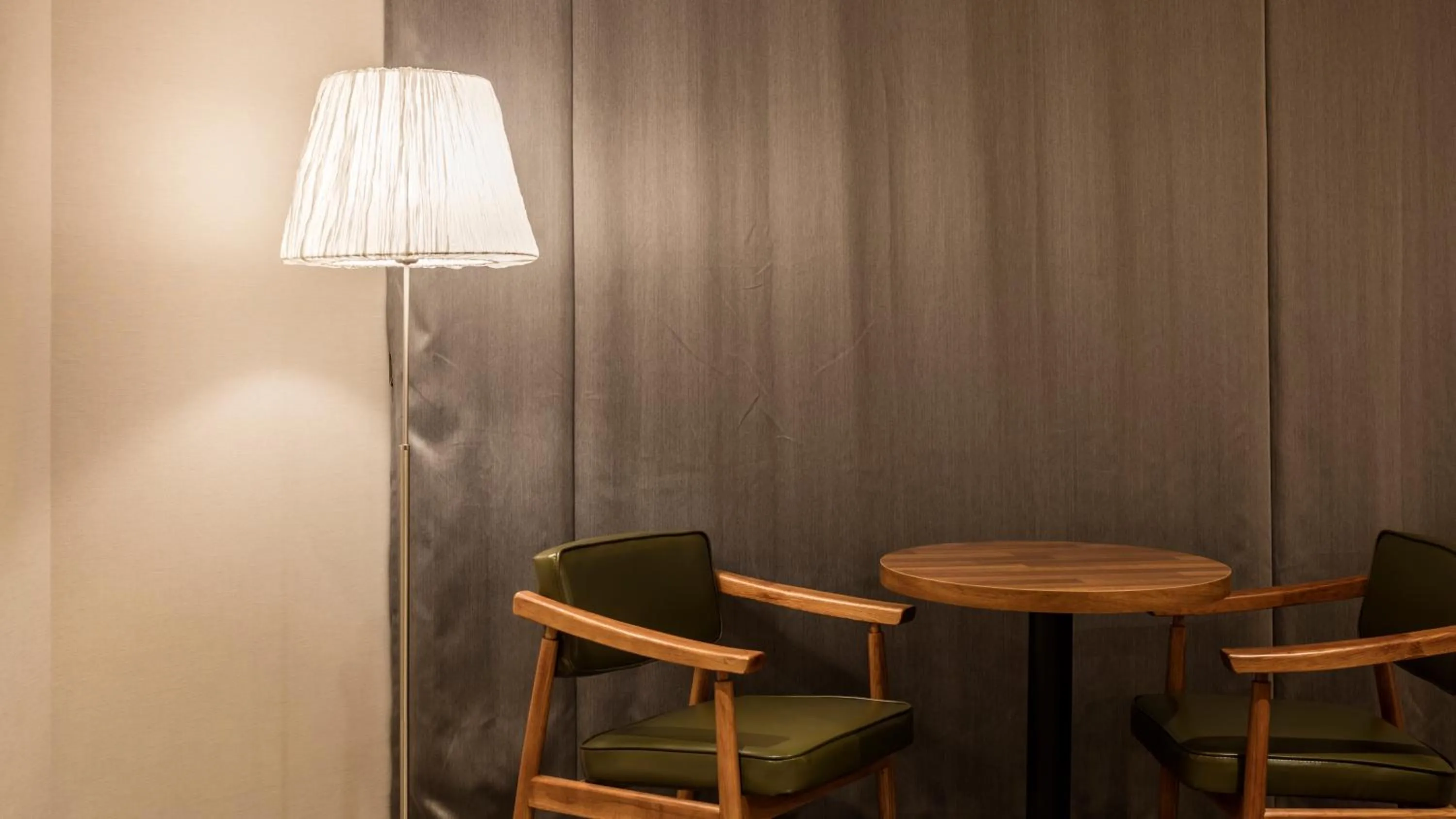 Seating area in The First Stay Hotel