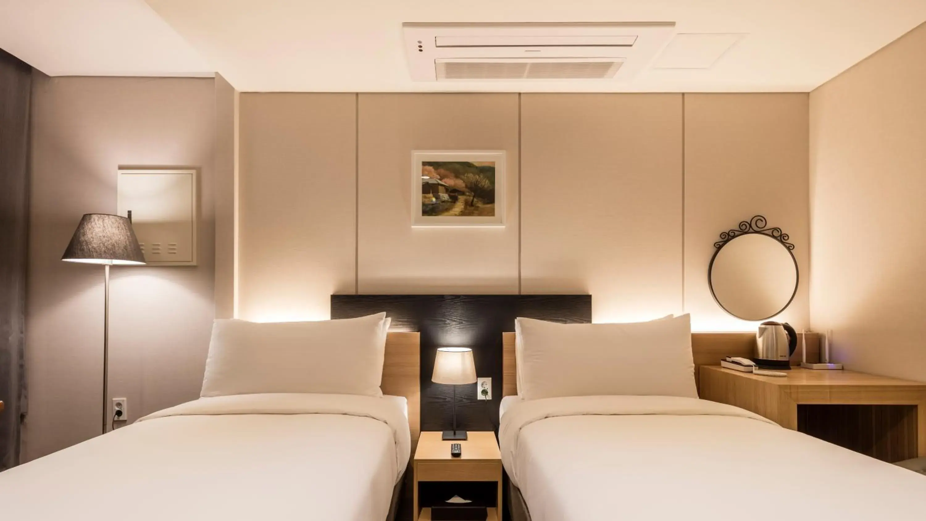 Bed in The First Stay Hotel Bed in The First Stay Hotel