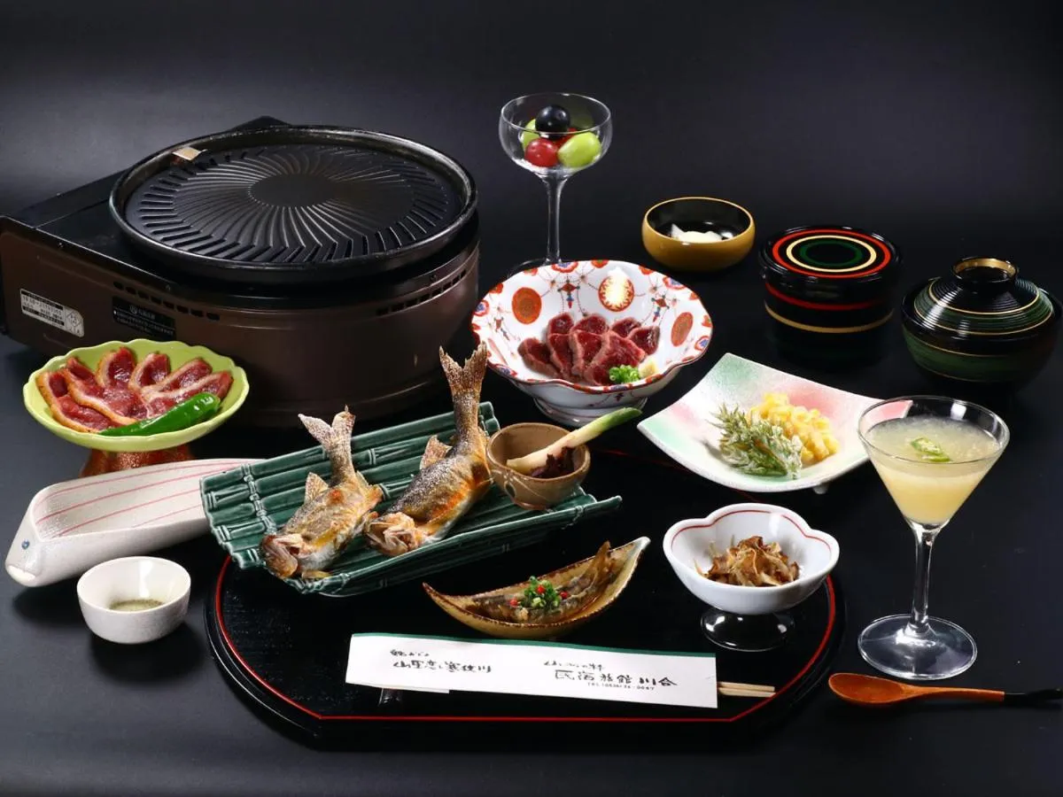 Food close-up in Minshuku Ryokan Kawai