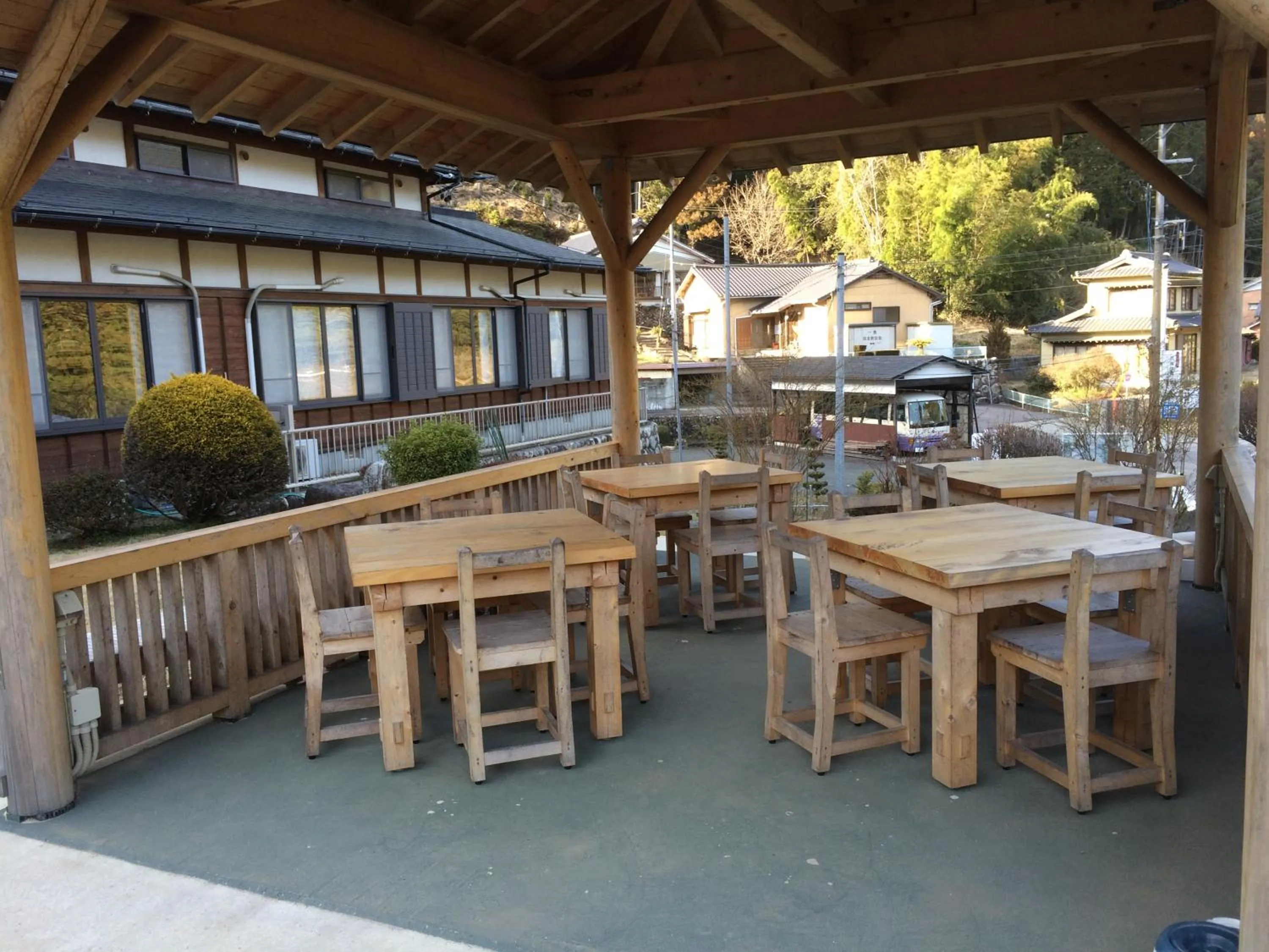 Balcony/Terrace in Minshuku Ryokan Kawai