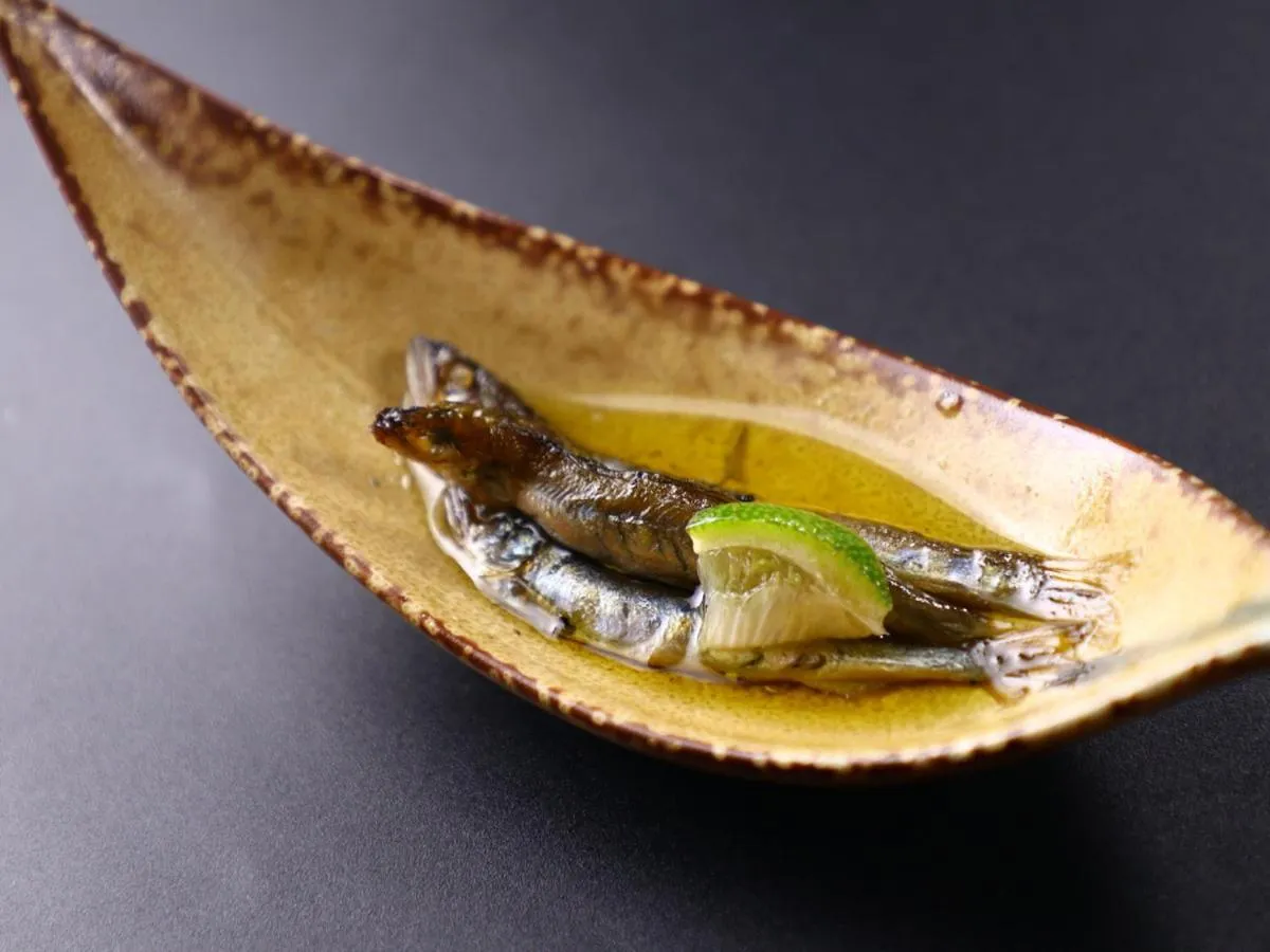 Food close-up in Minshuku Ryokan Kawai