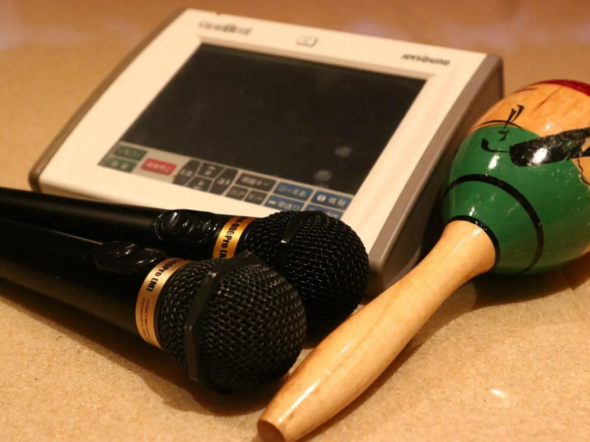 Karaoke in Minshuku Ryokan Kawai