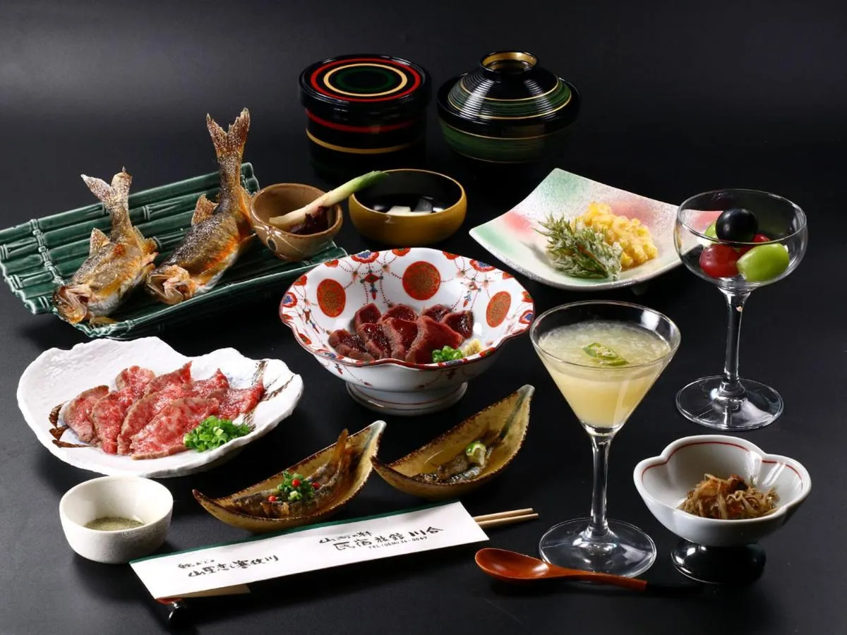 Food close-up in Minshuku Ryokan Kawai