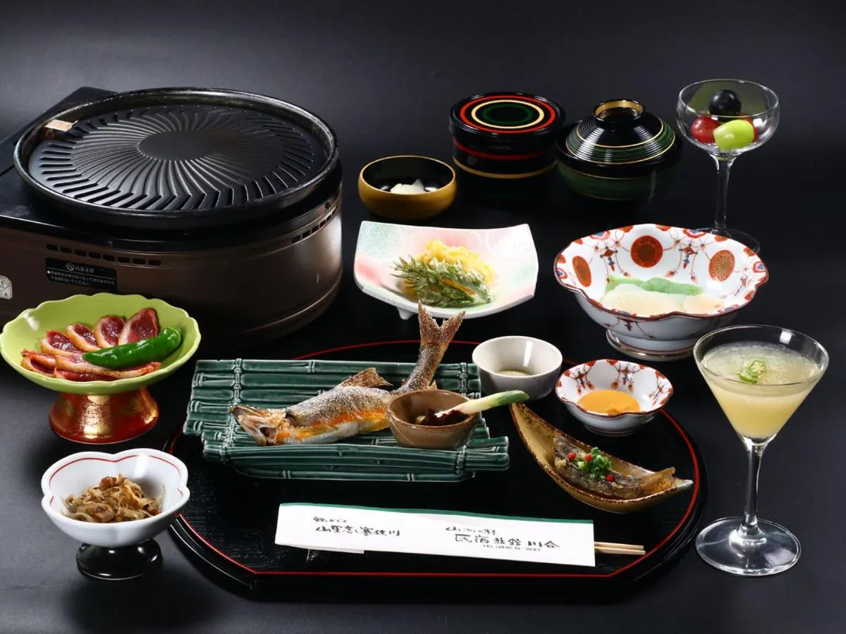 Food close-up in Minshuku Ryokan Kawai