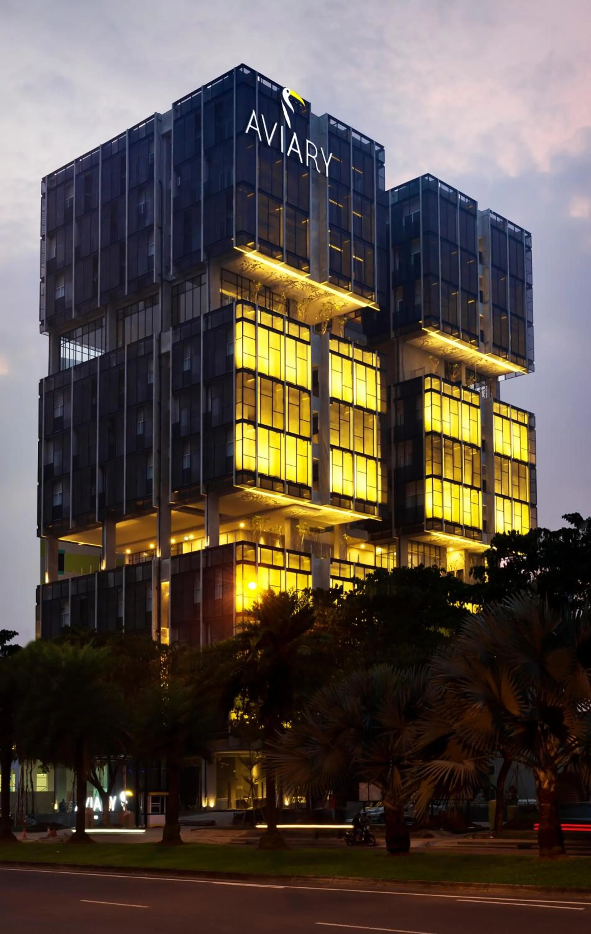 Facade/entrance in Aviary Bintaro