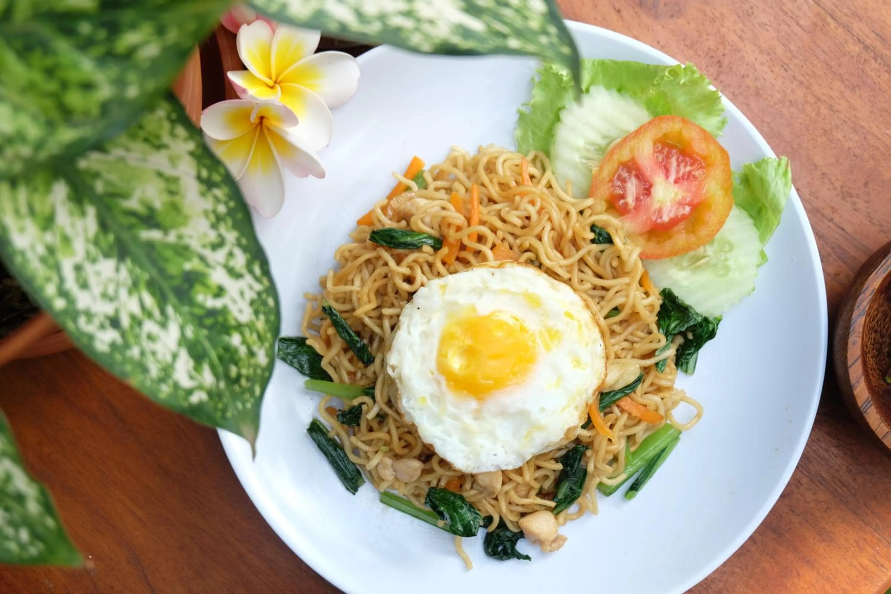 Asian breakfast in D'Pande Kuta