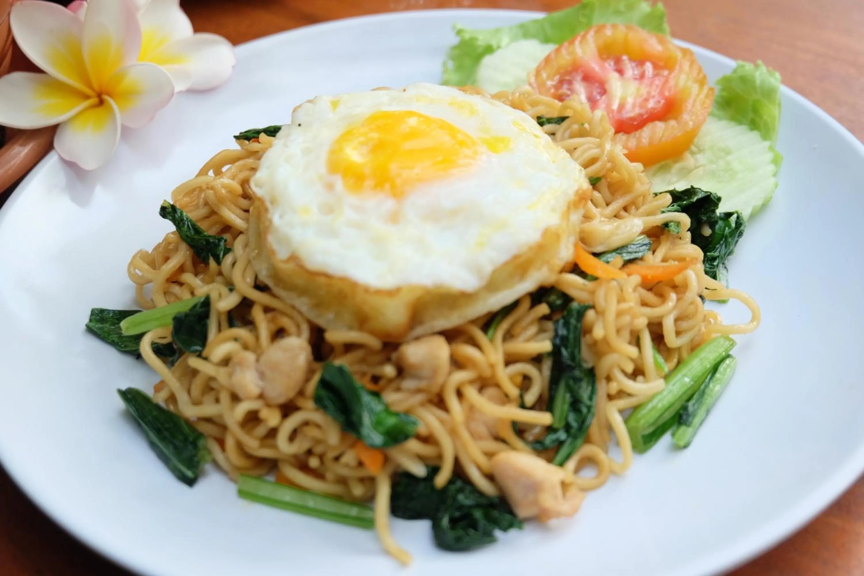 Asian breakfast in D'Pande Kuta