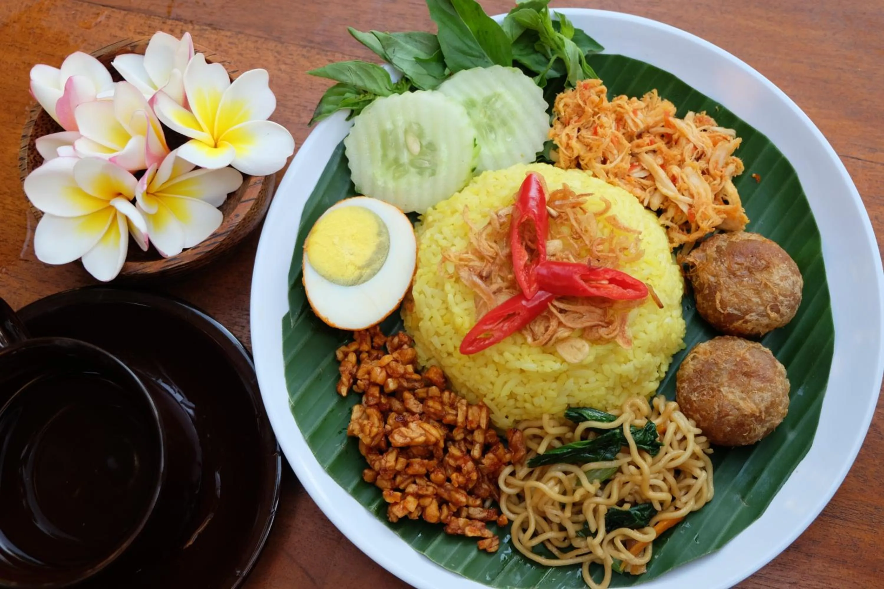 Asian breakfast in D'Pande Kuta