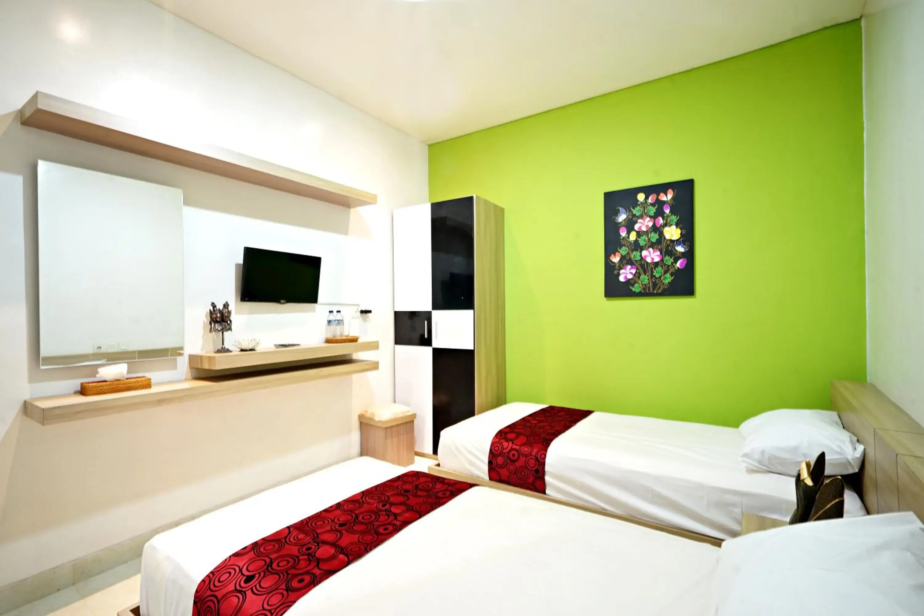 Deluxe Twin Room in D'Pande Kuta Deluxe Twin Room in D'Pande Kuta