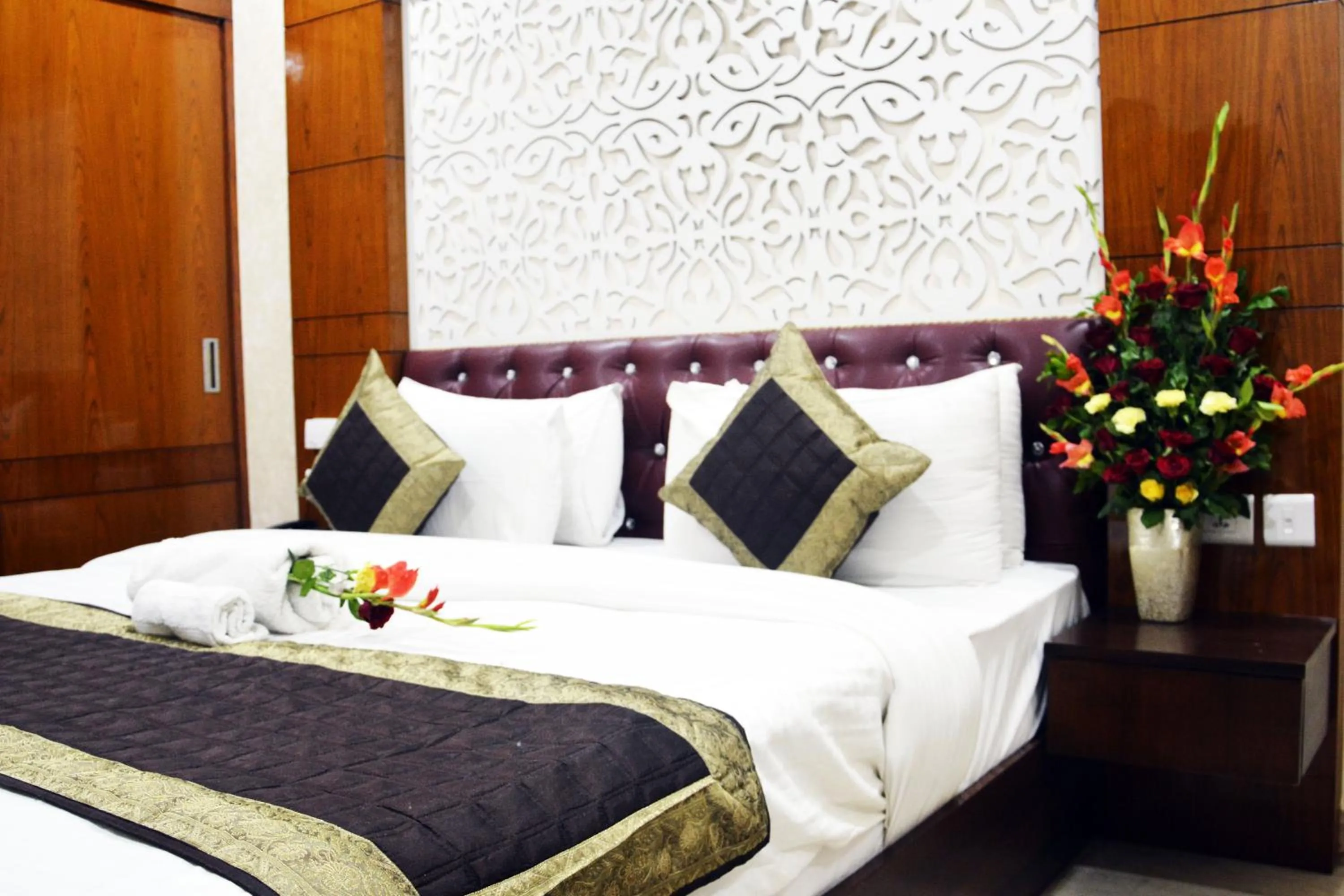 Bedroom, Bed in Trinity Corporate Udyog Vihar
