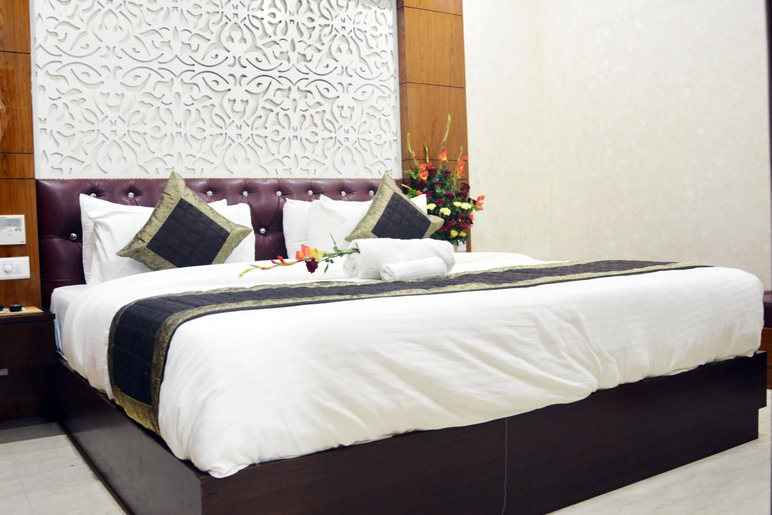 Bedroom, Bed in Trinity Corporate Udyog Vihar