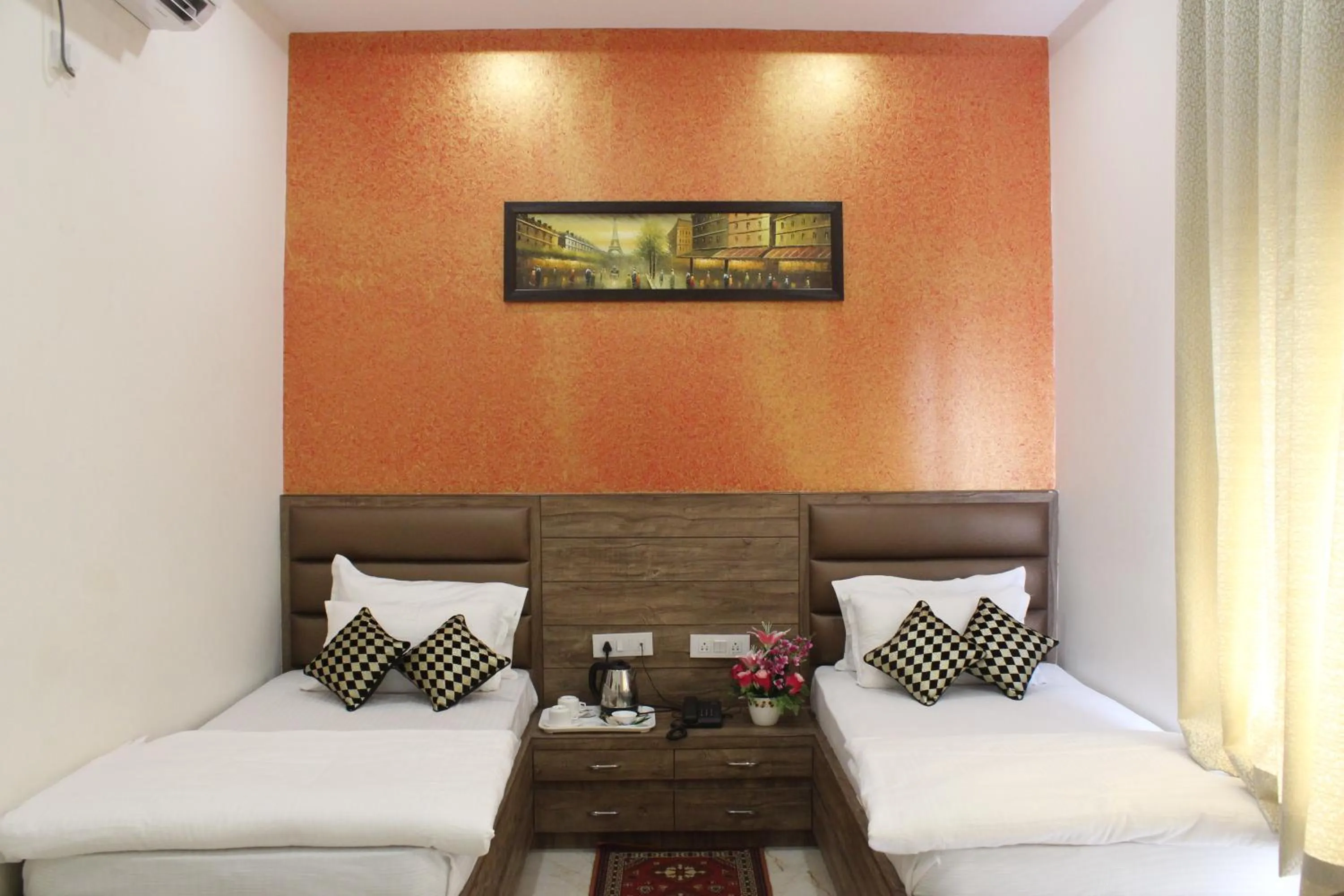 Bed in Regal Hotel and restaurant