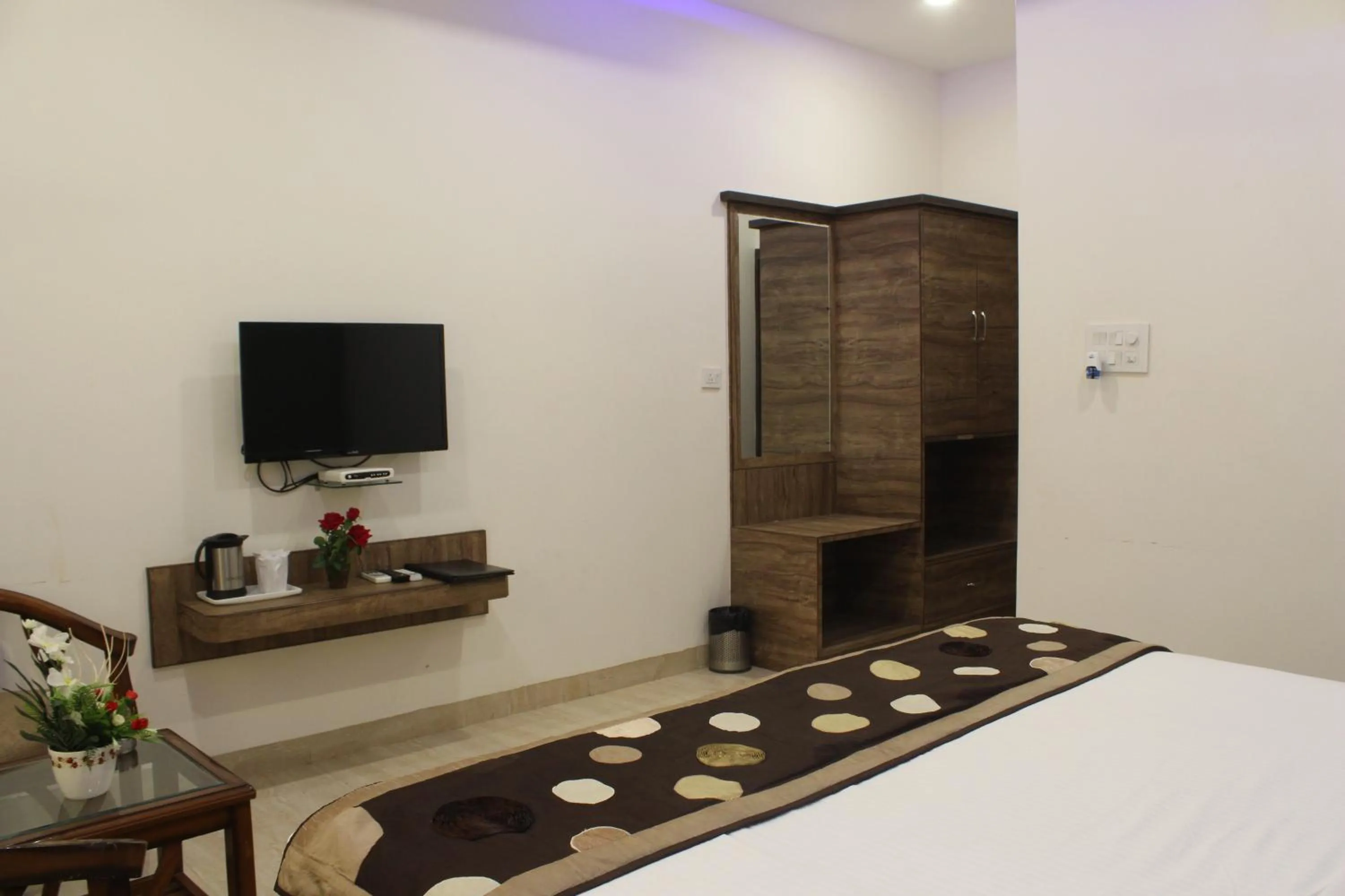 Decorative detail, Bed in Regal Hotel and restaurant