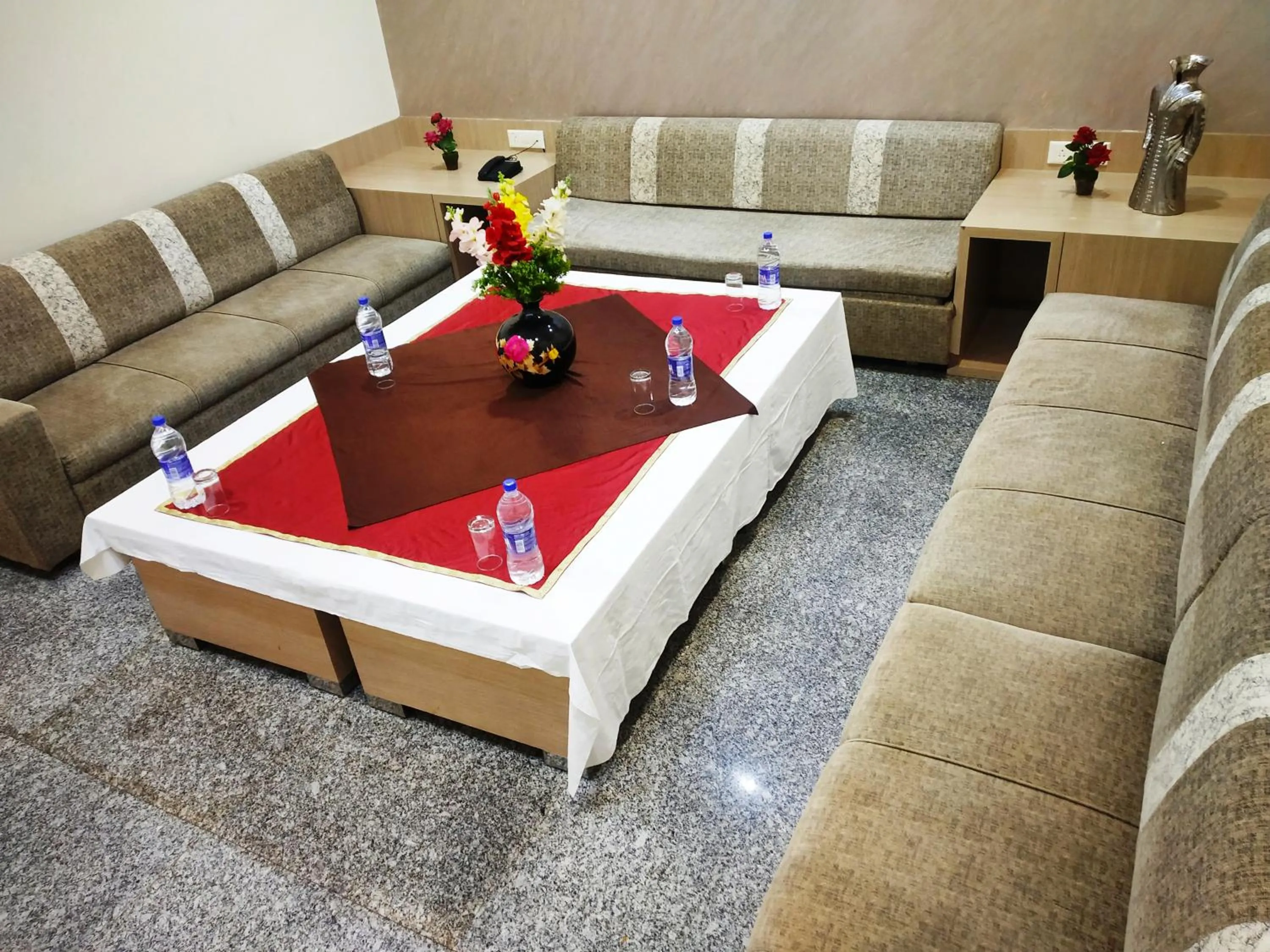 Seating area in Regal Hotel and restaurant