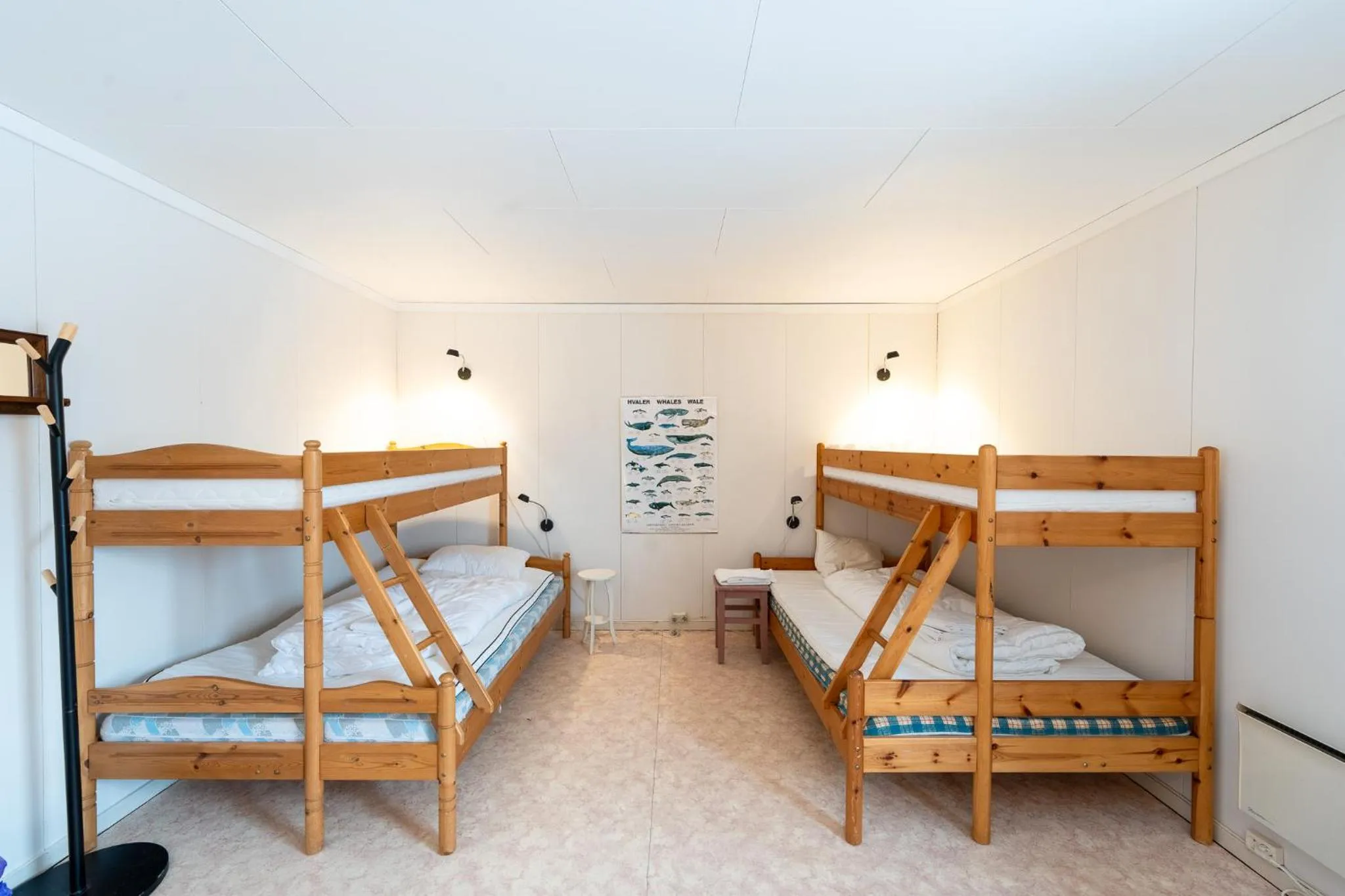 Bed in Lydersen Rorbuer Budget Hostel & Private Apartments
