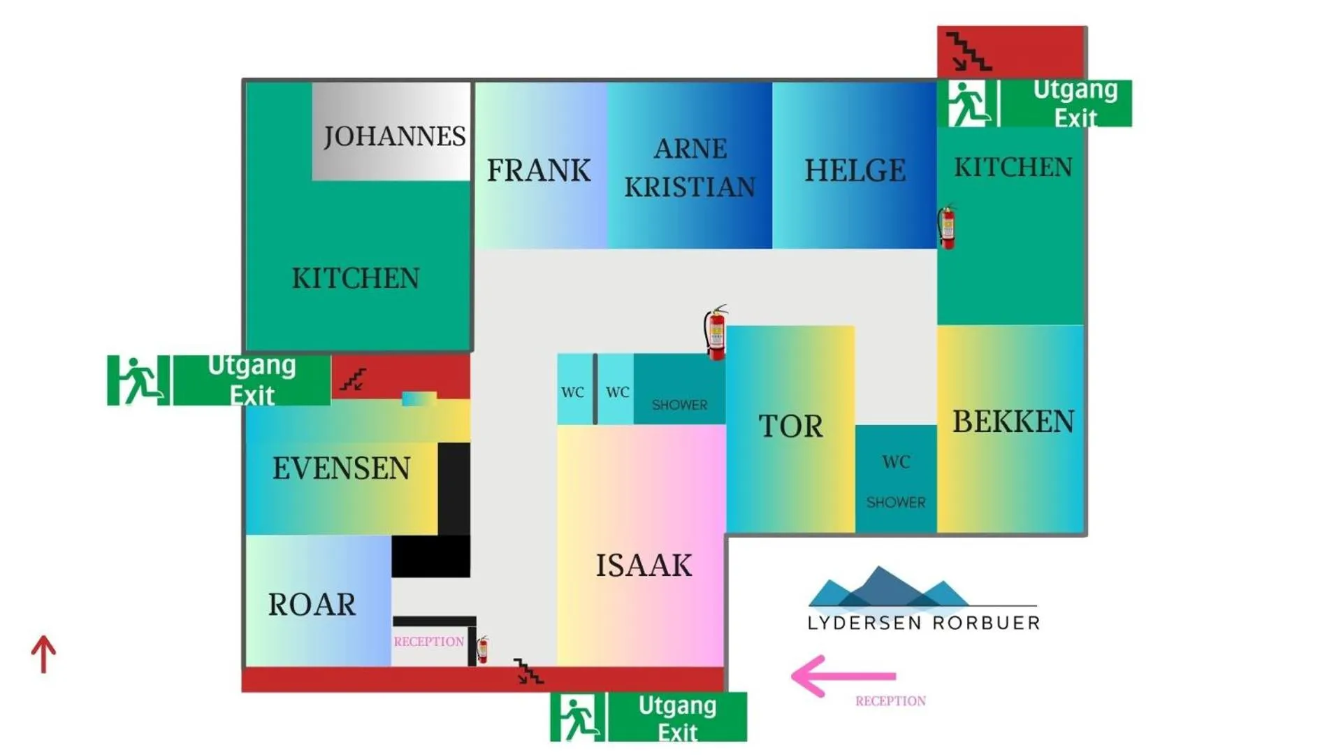 Property building in Lydersen Rorbuer Budget Hostel & Private Apartments