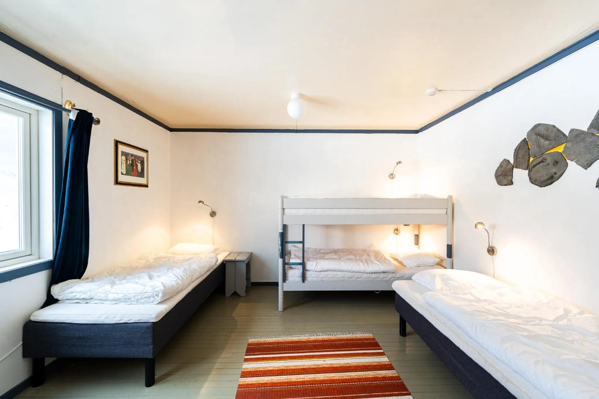 Bed in Lydersen Rorbuer Budget Hostel & Private Apartments