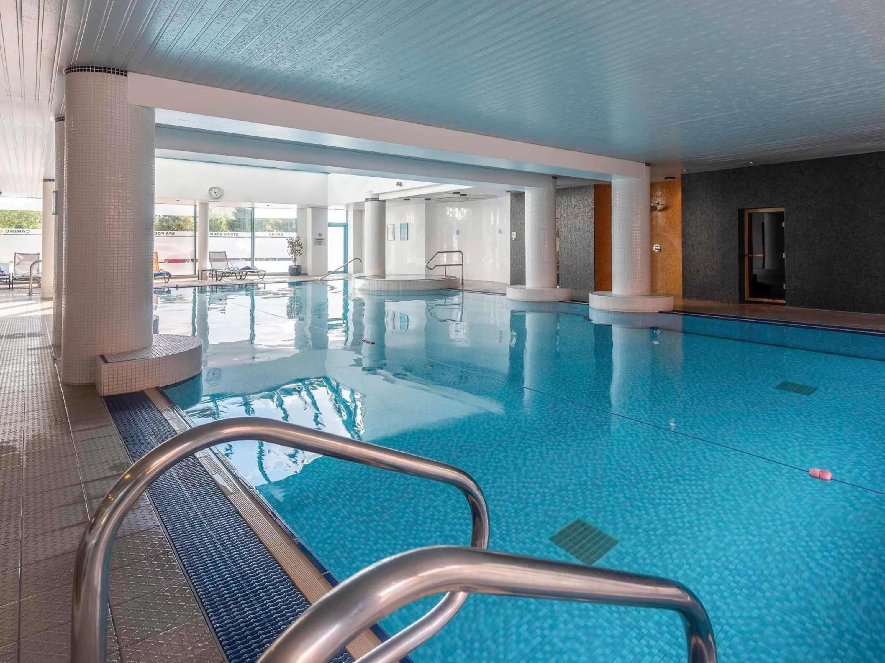 Pool view in Novotel Cardiff Centre