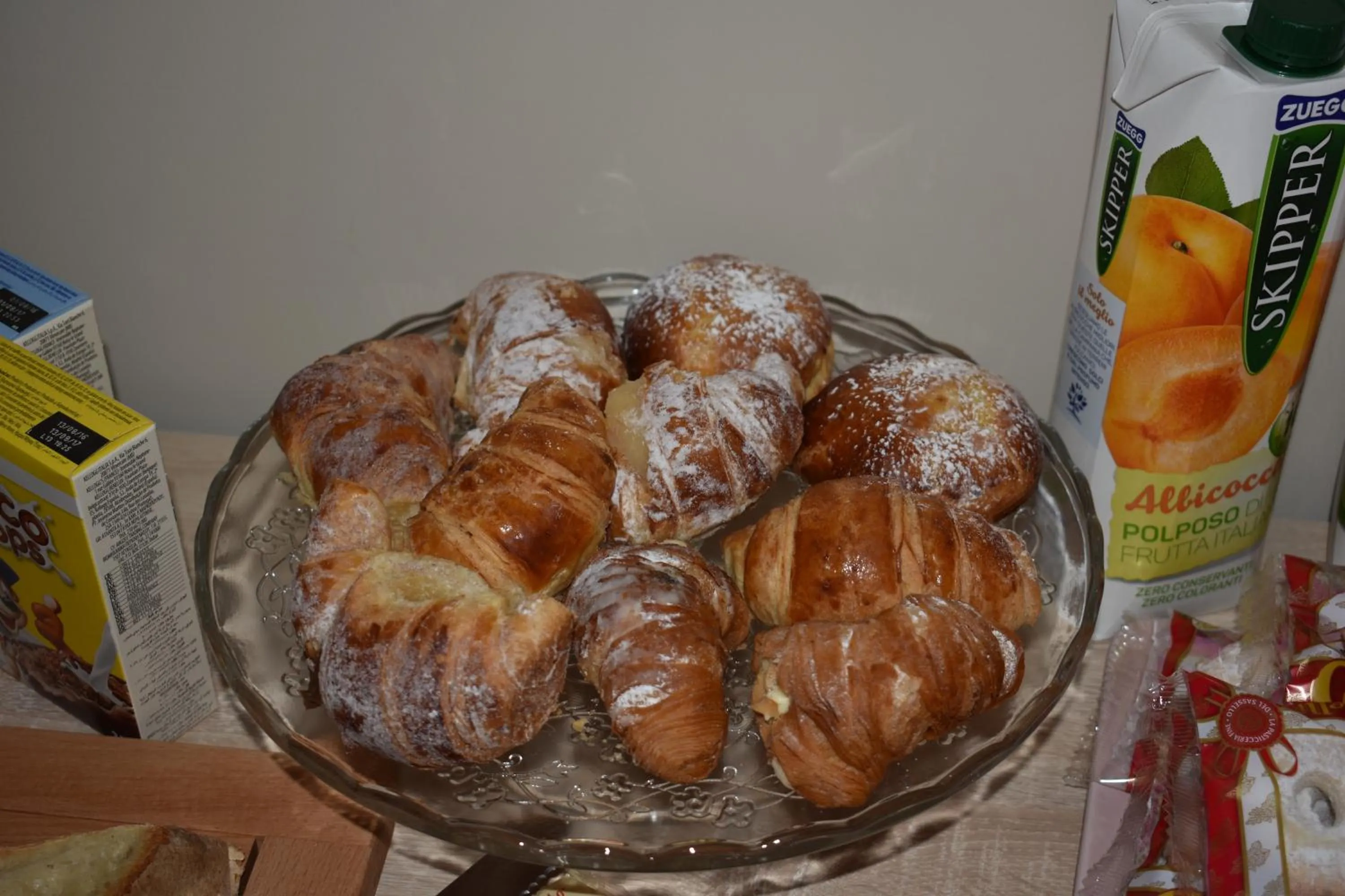 Italian breakfast in I Vicerè B&B Deluxe