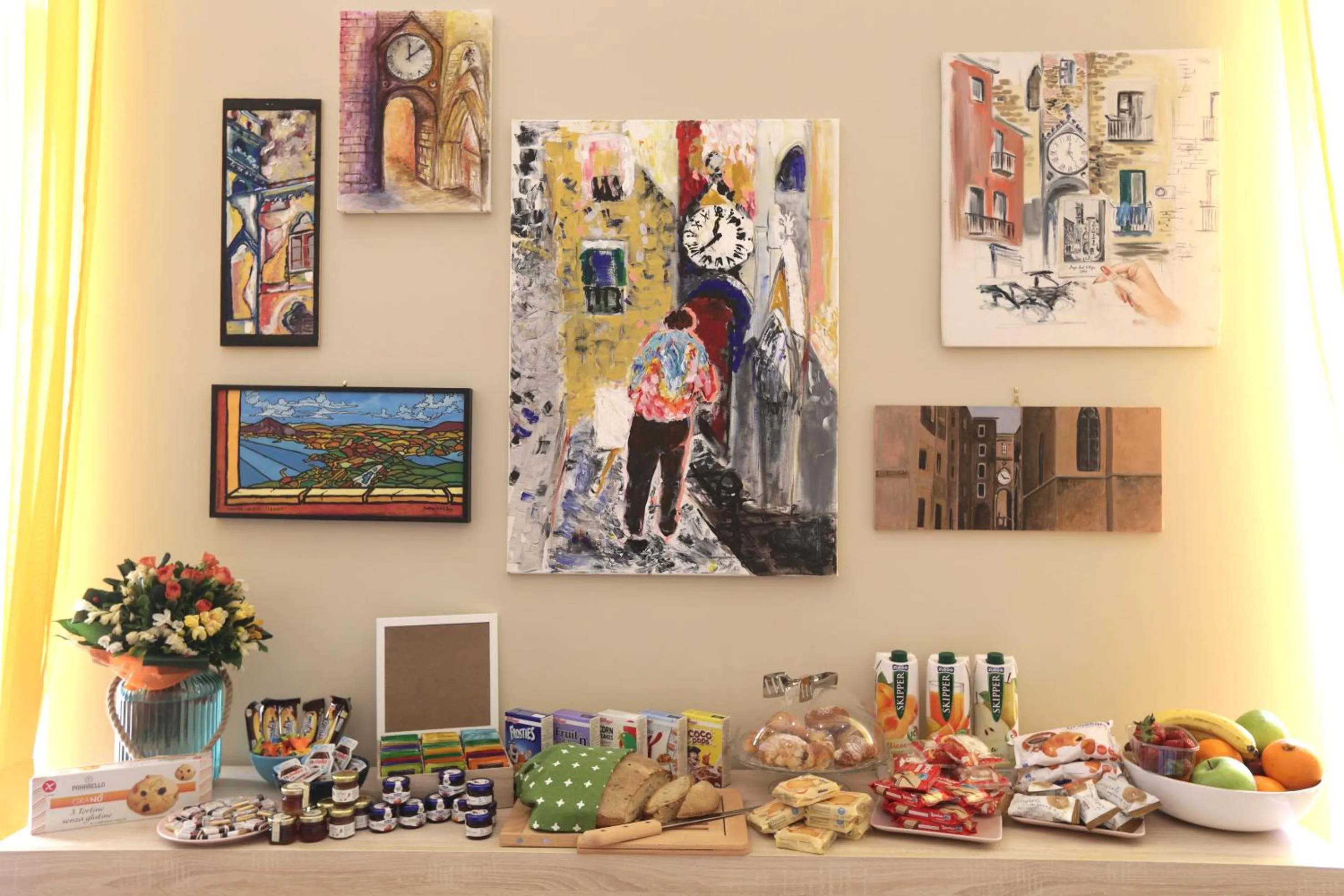 Italian breakfast in I Vicerè B&B Deluxe