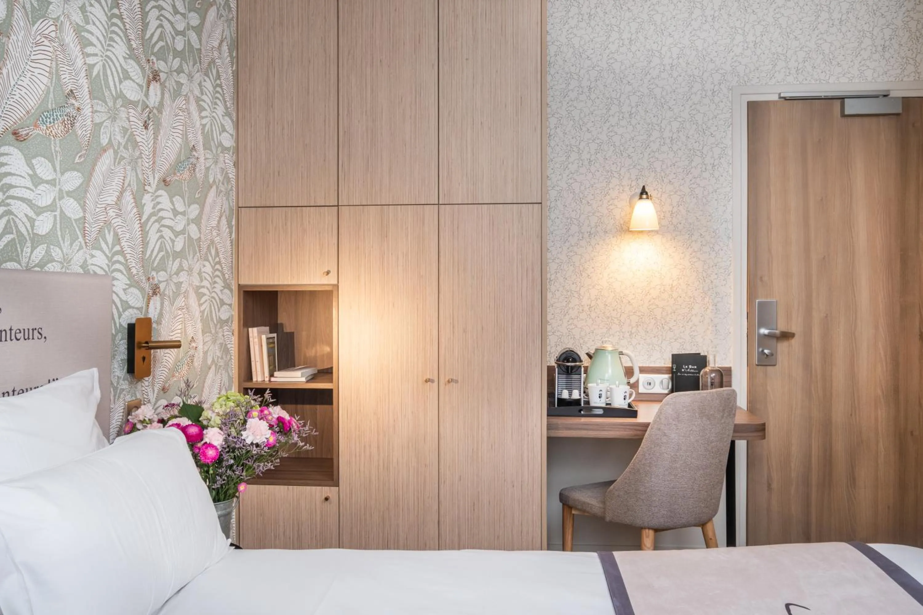 Bedroom, Bed in Hôtel Littéraire Arthur Rimbaud, BW Signature Collection