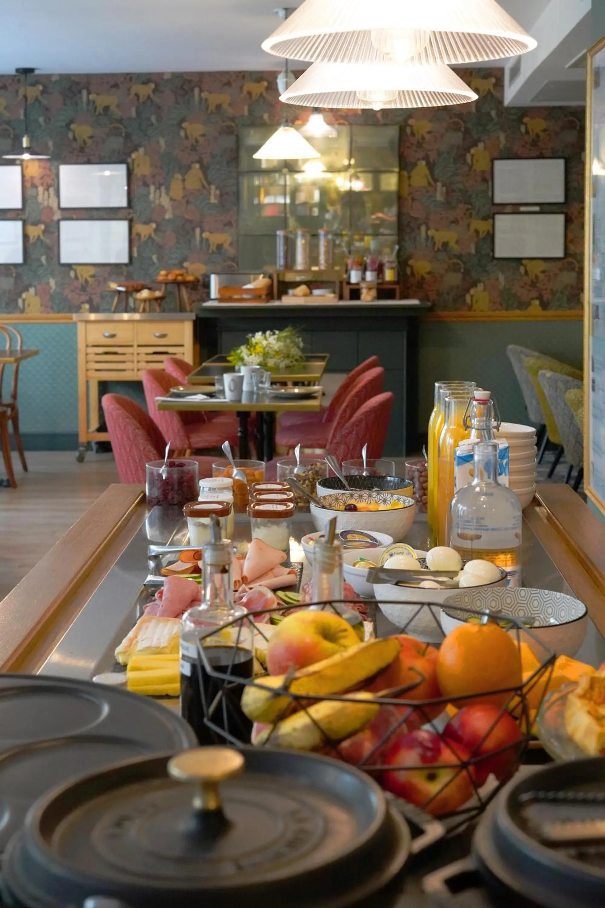 Buffet breakfast in Hôtel Littéraire Arthur Rimbaud, BW Signature Collection