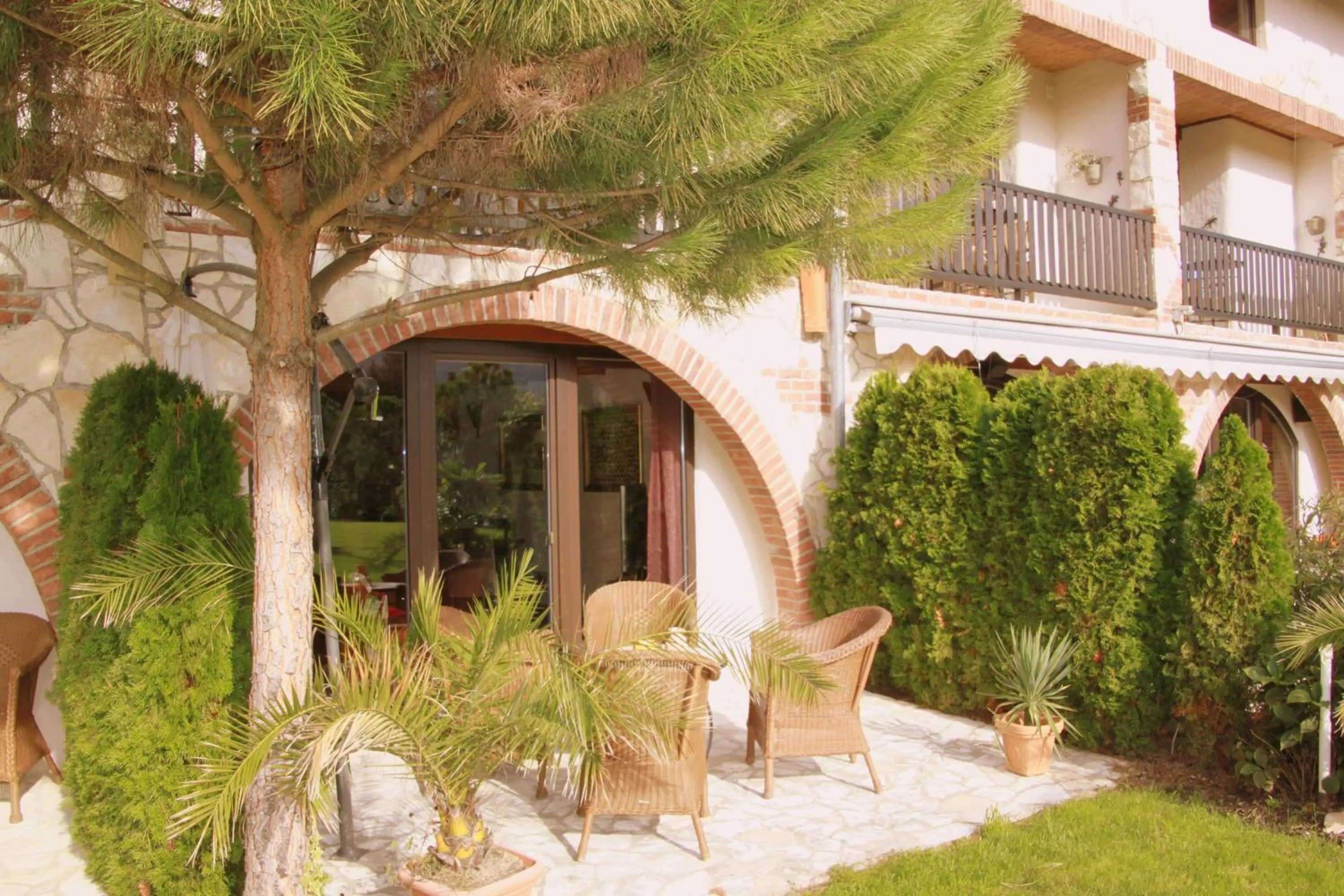 Balcony/Terrace in Hazienda Apartmenthotel - Für ein paar Tage oder monatelang