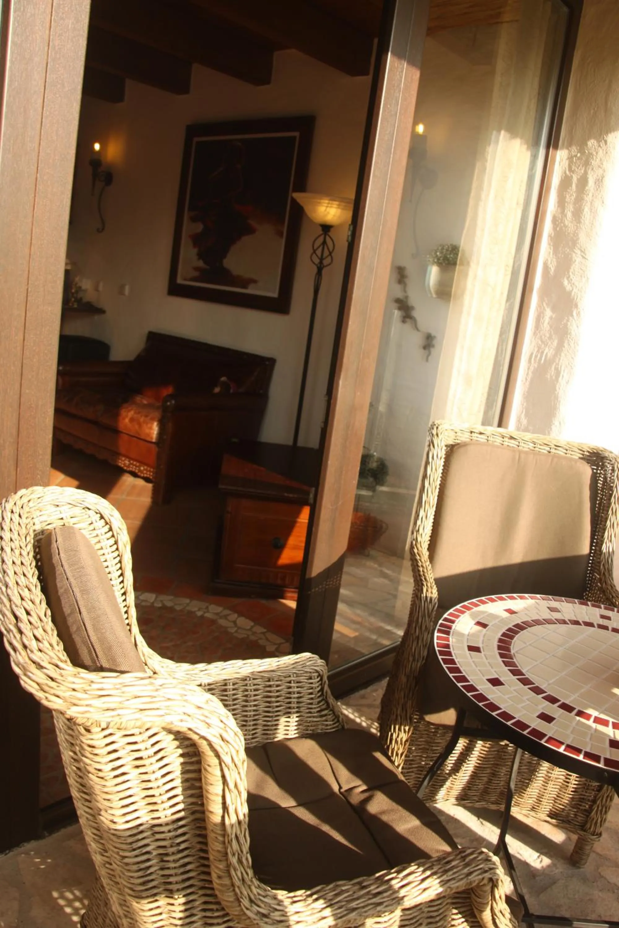 Balcony/Terrace in Hazienda Apartmenthotel - Für ein paar Tage oder monatelang