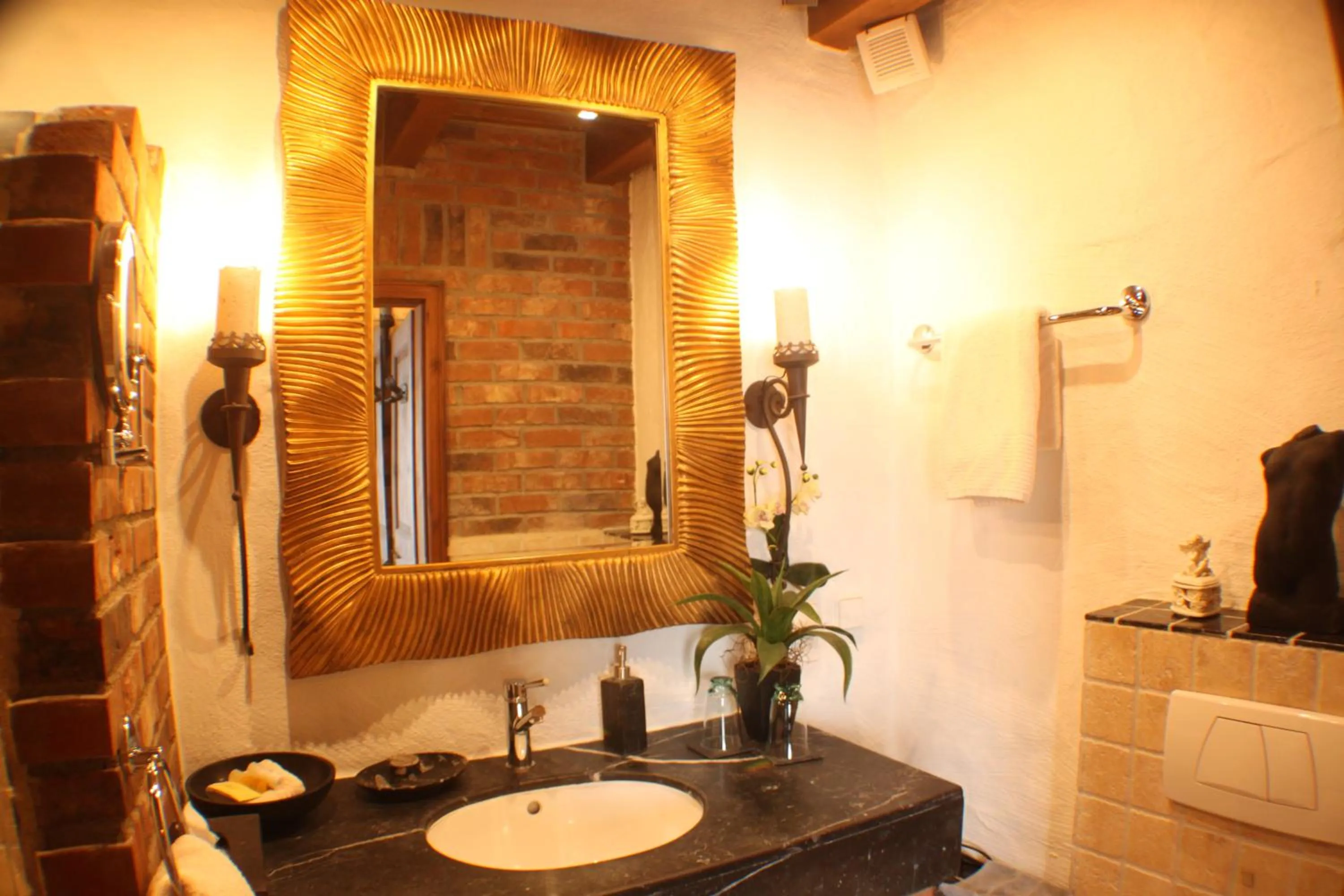 Bathroom in Hazienda Apartmenthotel - Für ein paar Tage oder monatelang