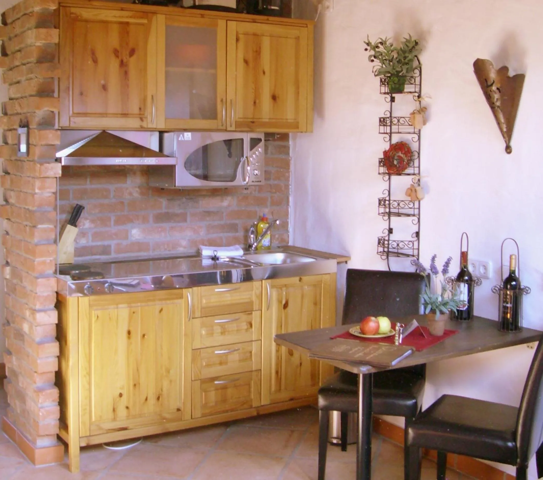 Kitchen or kitchenette in Hazienda Apartmenthotel - Für ein paar Tage oder monatelang