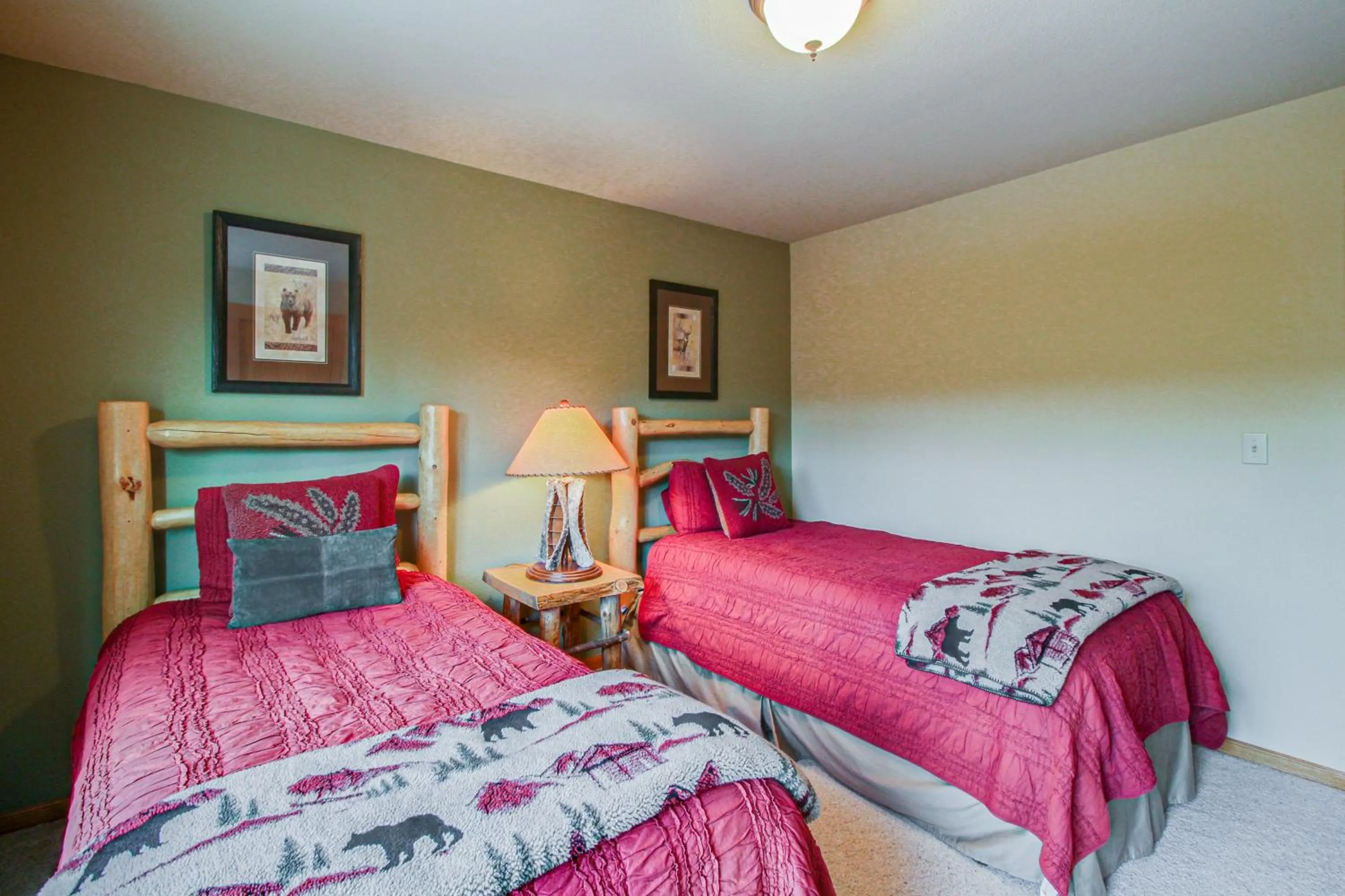 Bed in Hillside View Home