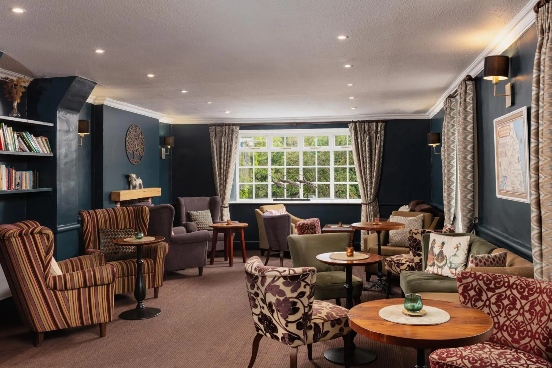 Seating area in George Hotel