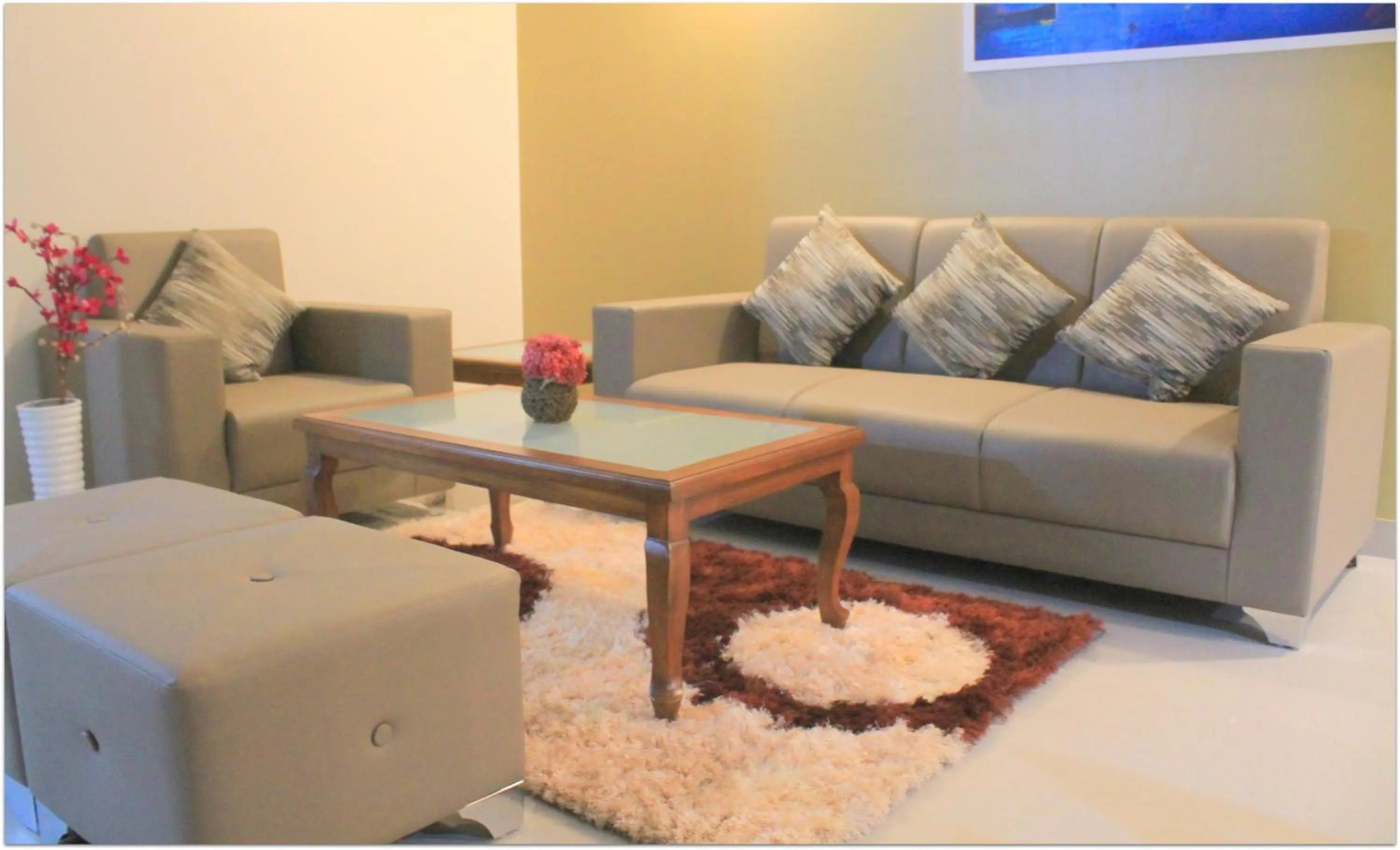 Living room in StayBird - Icon Bliss, An Apartment Hotel, Kharadi