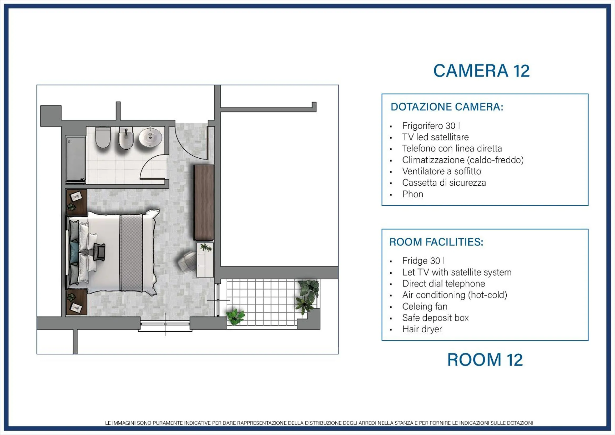 Photo of the whole room in Hotel Al Capo