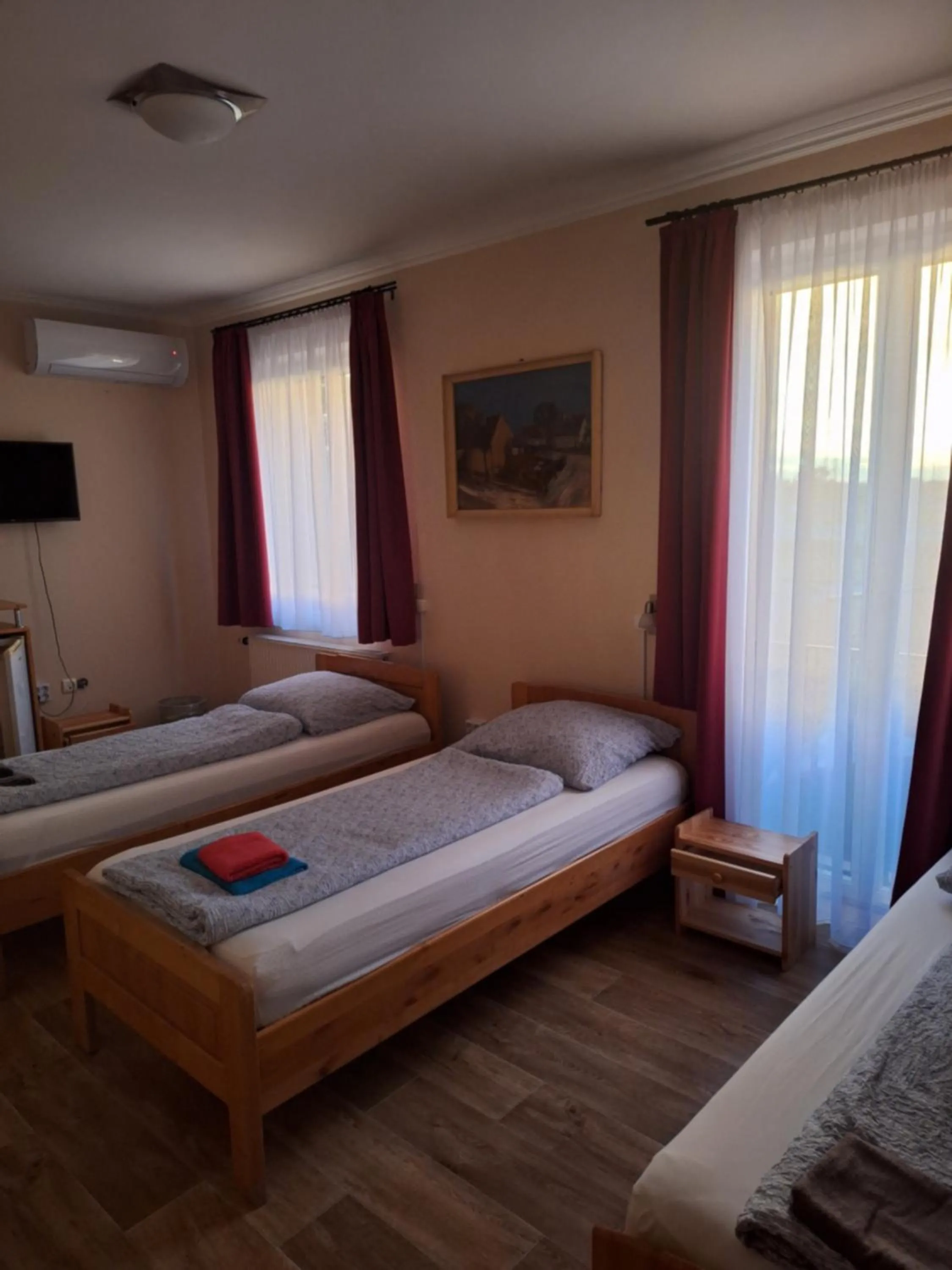 Bed in Hotel Amarillis