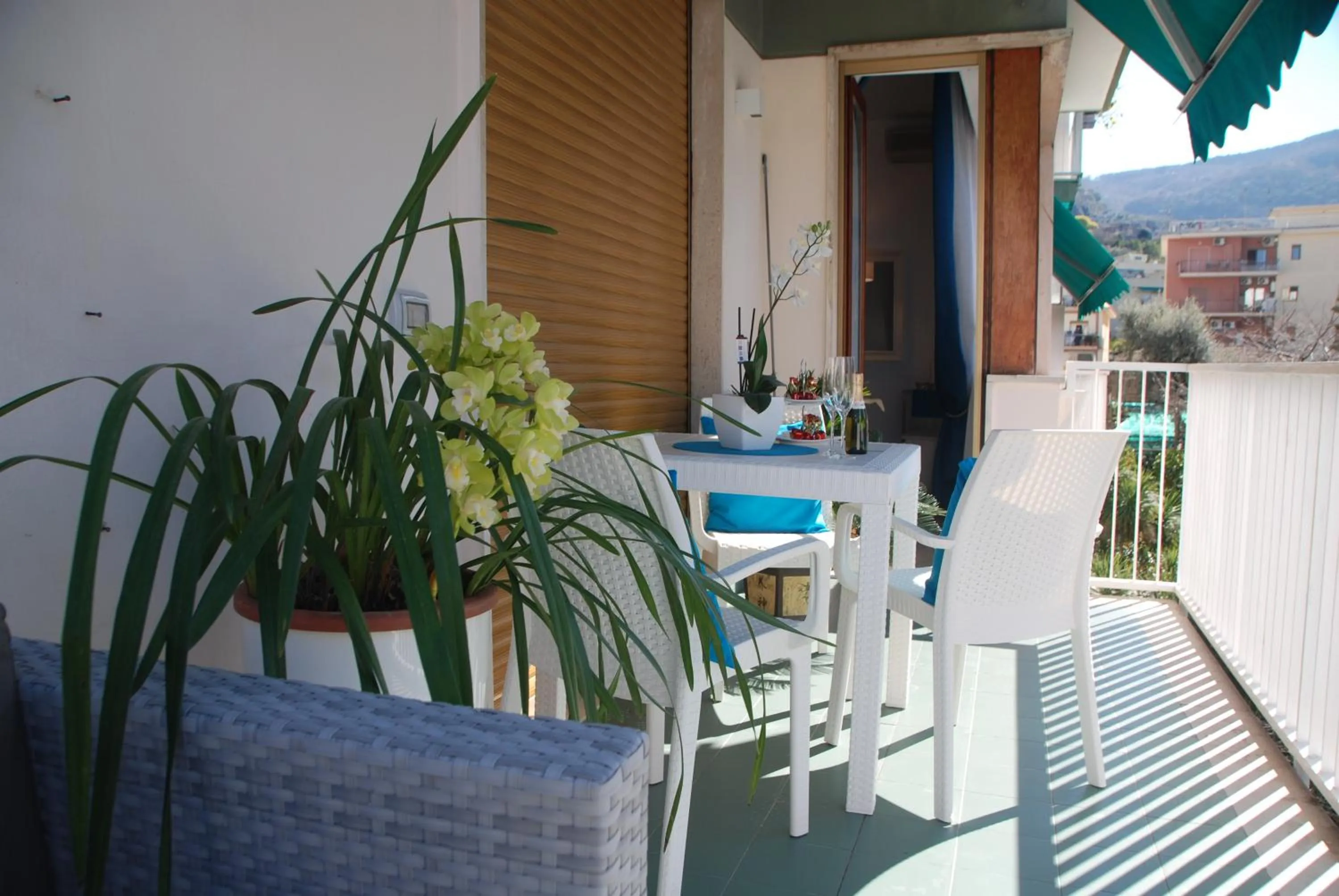 Balcony/Terrace in Al Parco II Rota B&B