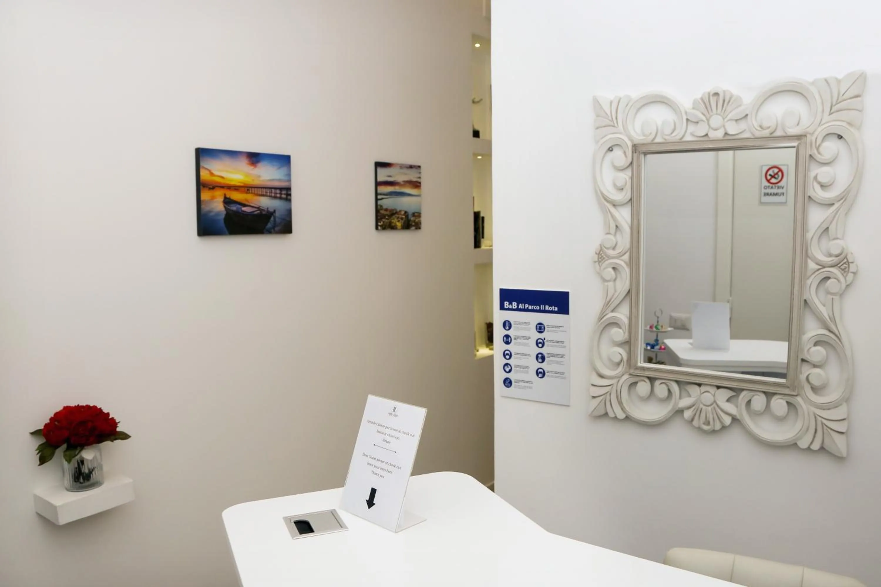 Lobby or reception in Al Parco II Rota B&B