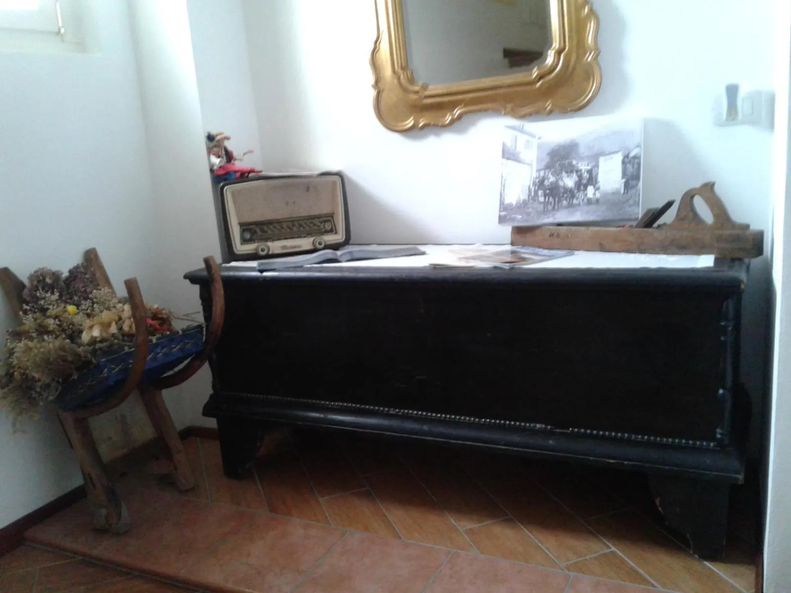 Decorative detail, Bed in Cà Pinotta